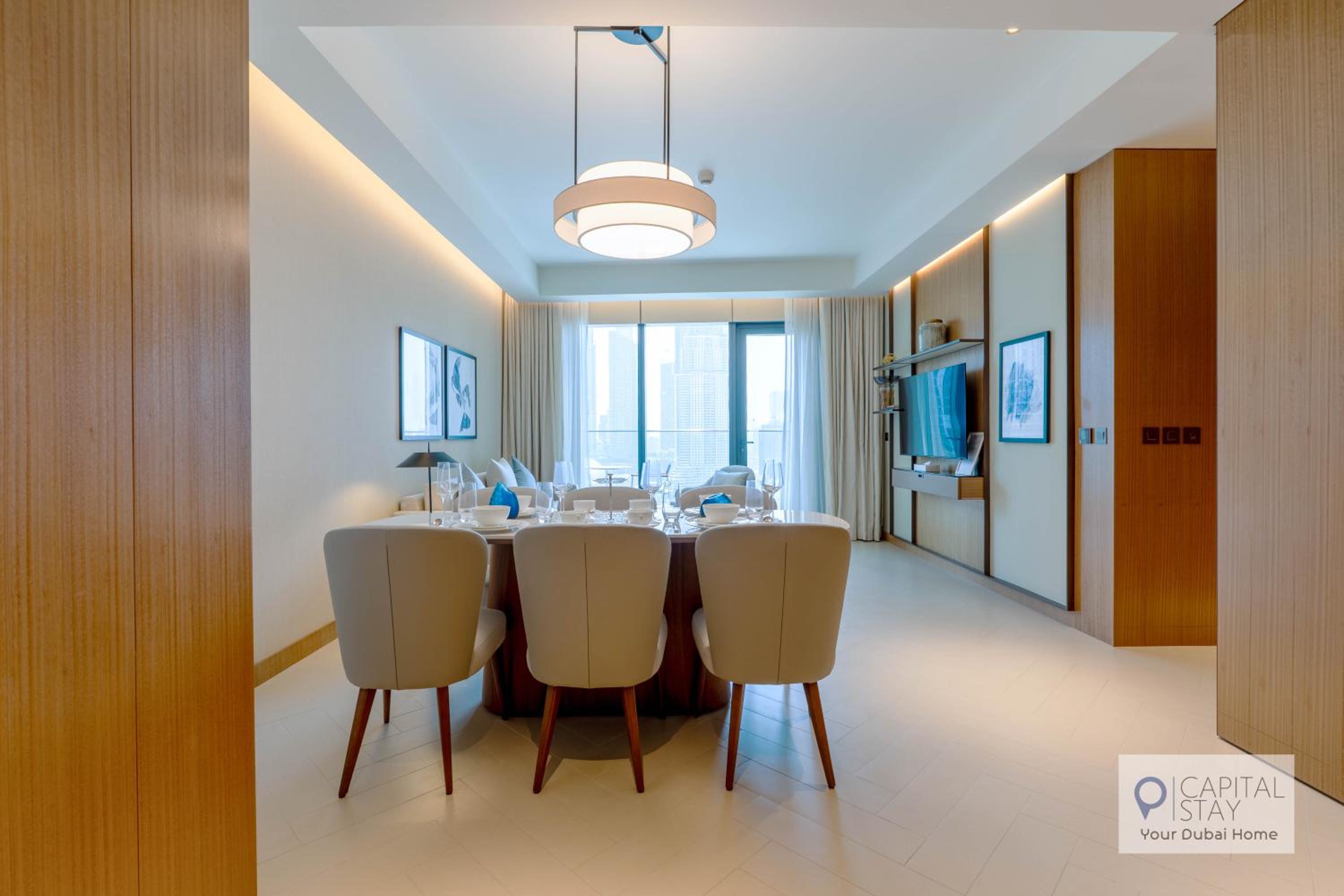 Luxury 3BR Apartment with Burj Khalifa Views - Address Opera