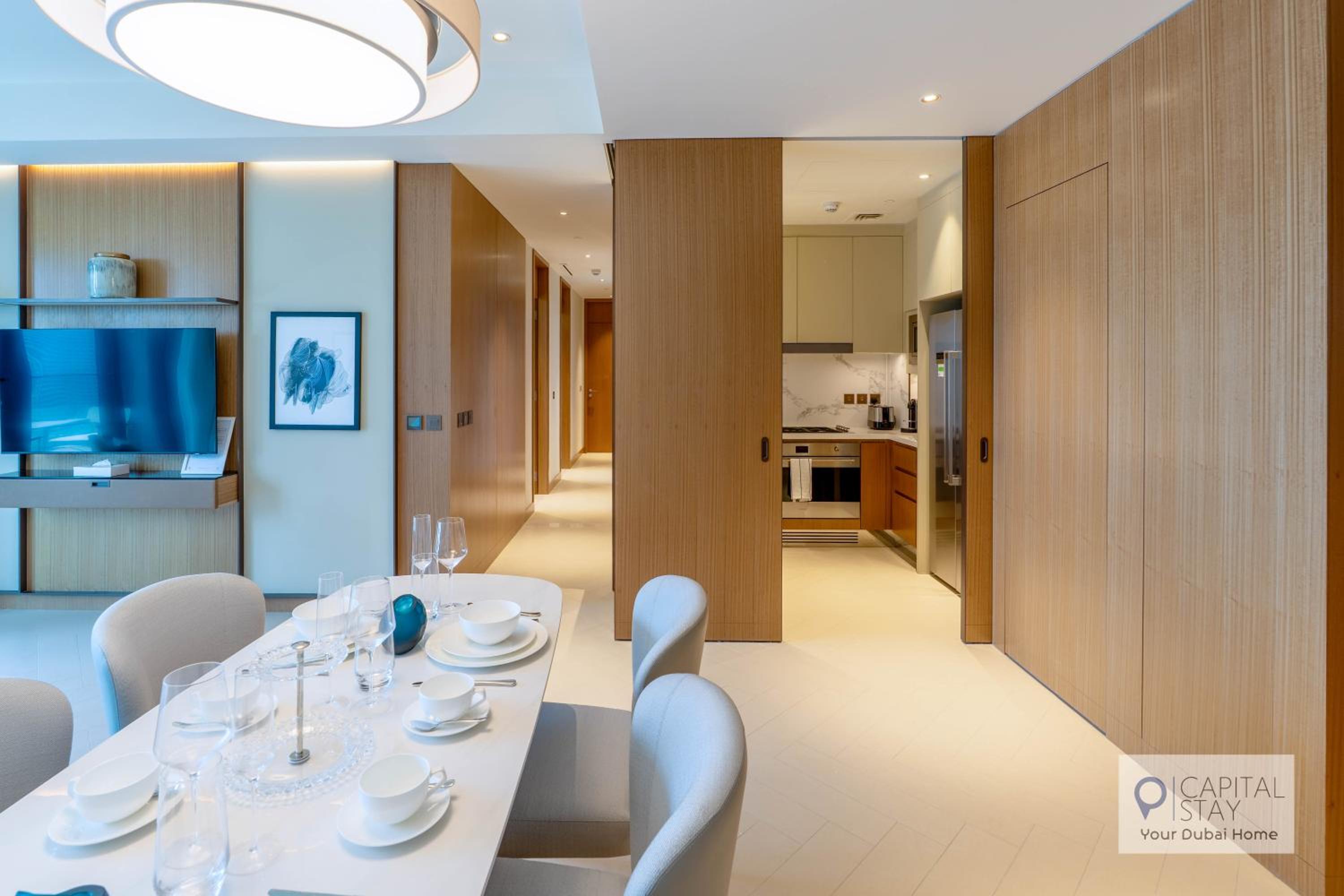 Luxury 3BR Apartment with Burj Khalifa Views - Address Opera