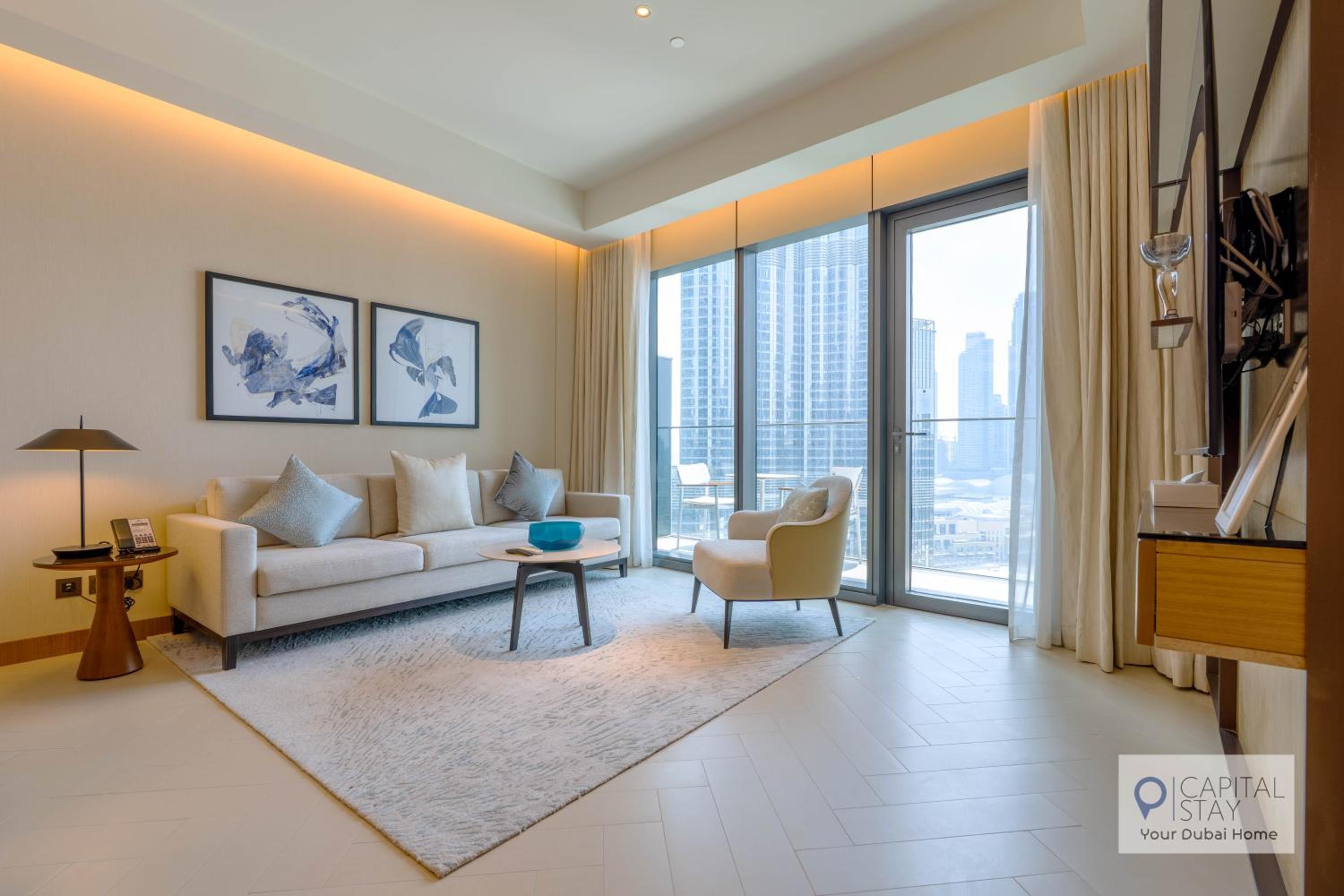 Luxury 3BR Apartment with Burj Khalifa Views - Address Opera