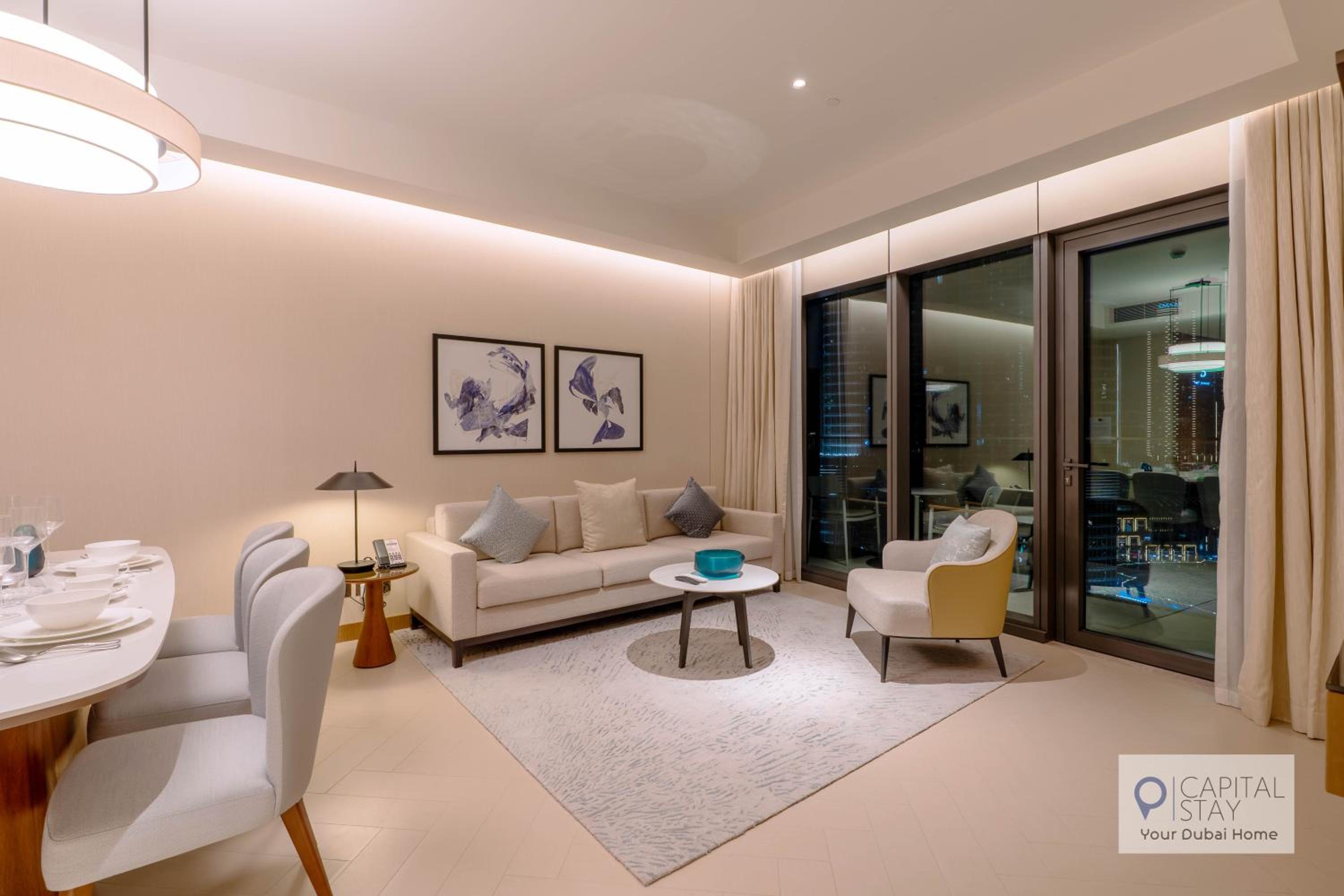 Luxury 3BR Apartment with Burj Khalifa Views - Address Opera