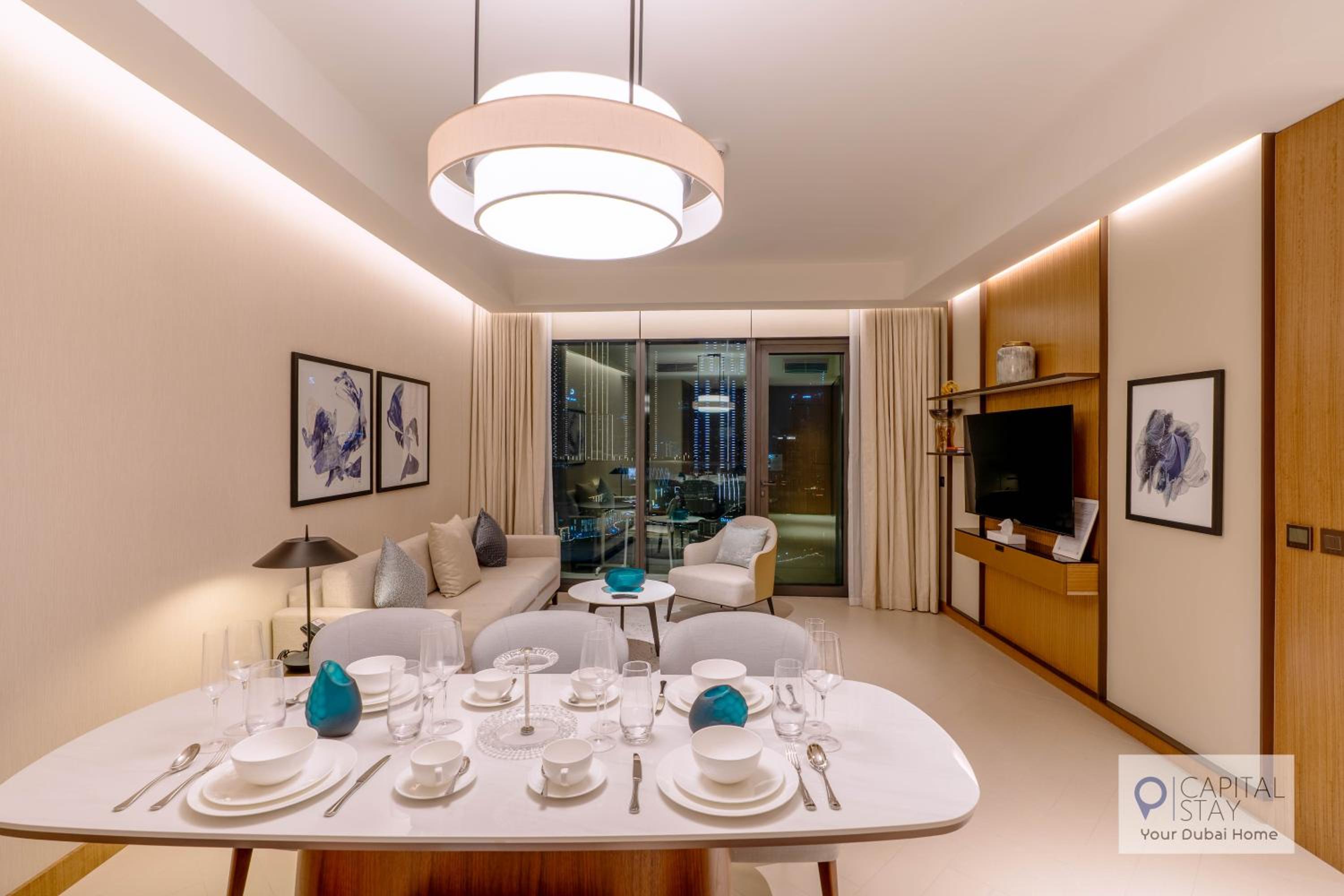 Luxury 3BR Apartment with Burj Khalifa Views - Address Opera