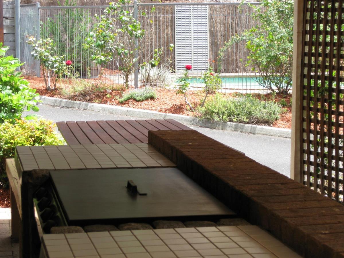 outdoor BBQ area