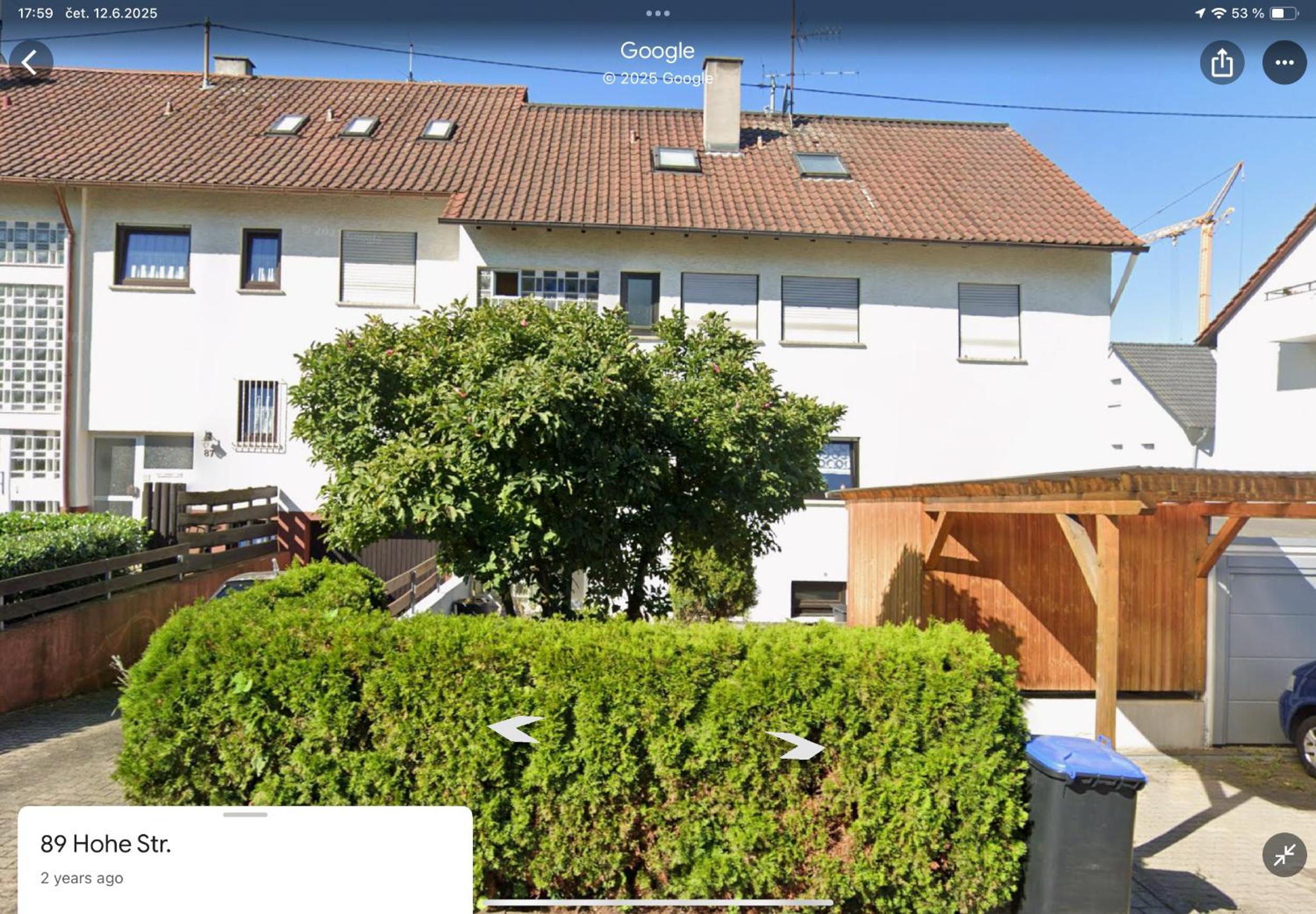 3-room apartment with terrace and carport in Filderstadt
