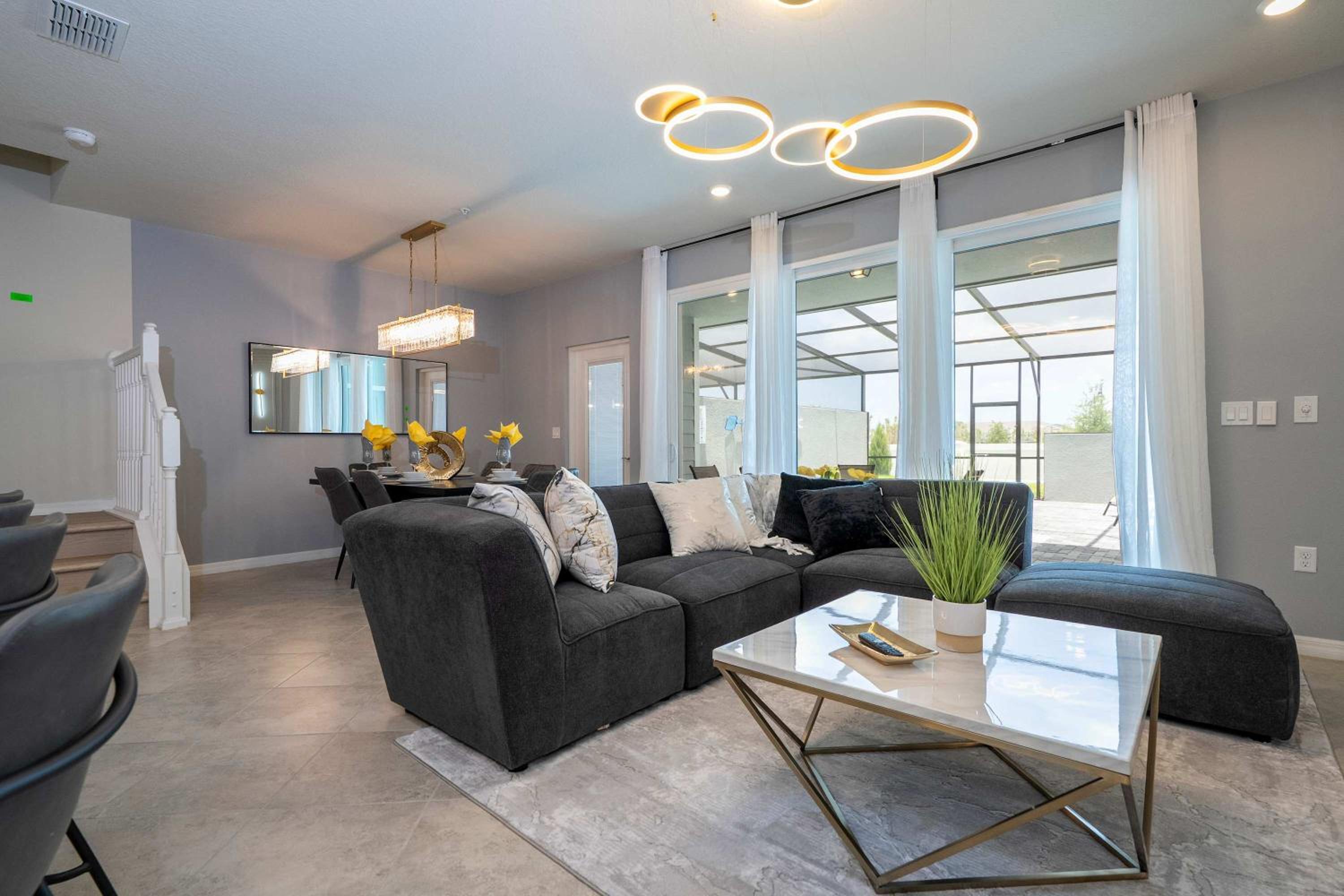 Magical 5BR w Pool Minutes from Disney 16140