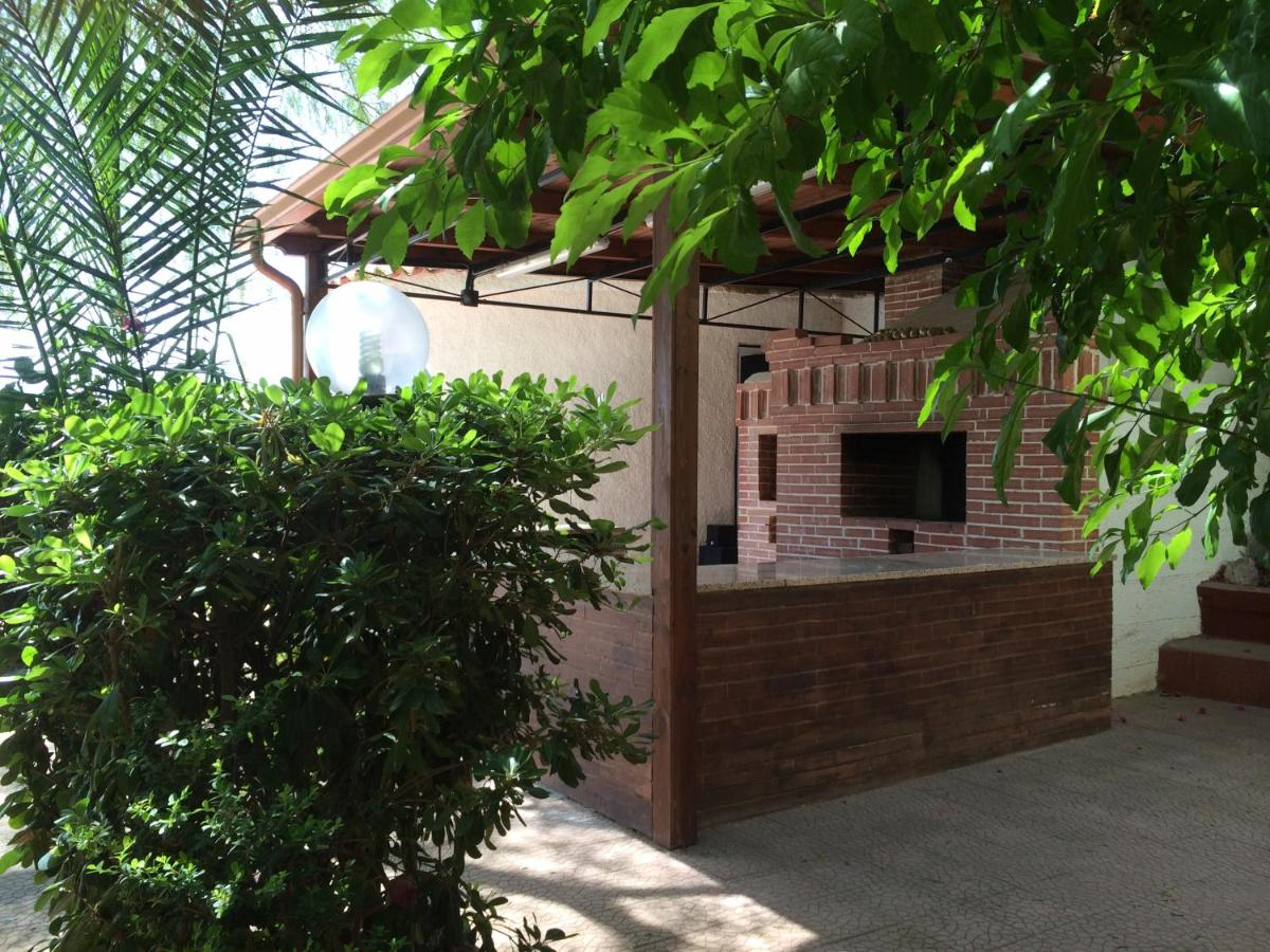 outdoor BBQ area