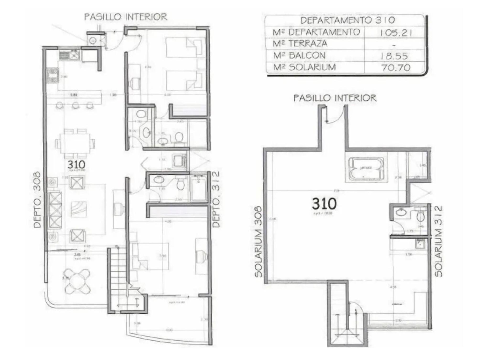 Luxury 2 level Penthouse with 2 BR - Only 3 Blocks from the beach - Meridian 310