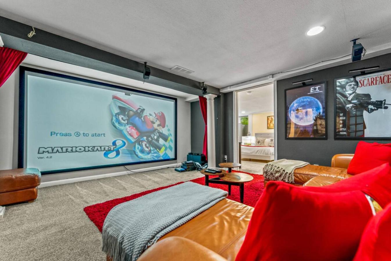 Movie Theatre Hot Tub Outdoor Grill