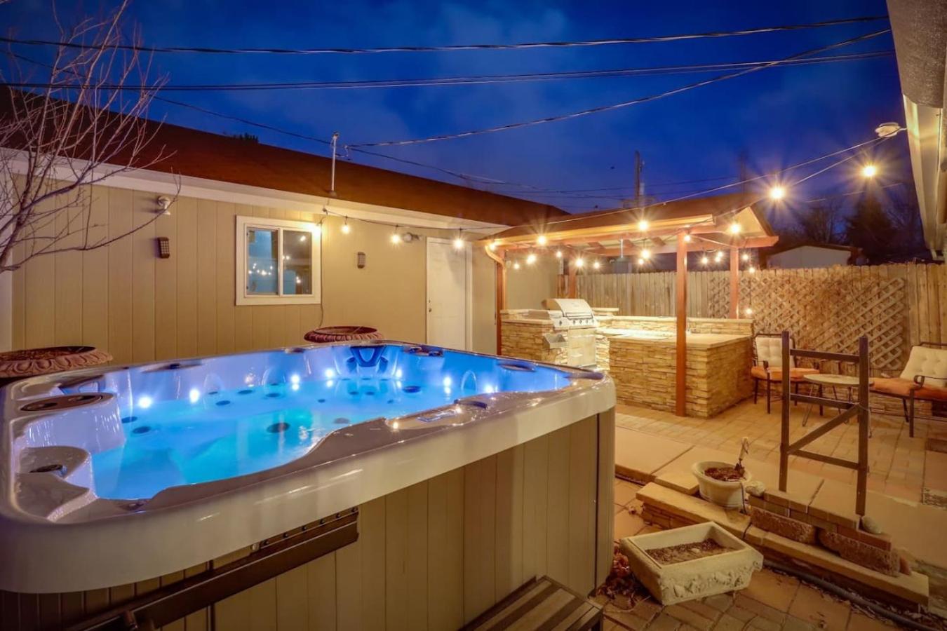 Movie Theatre Hot Tub Outdoor Grill