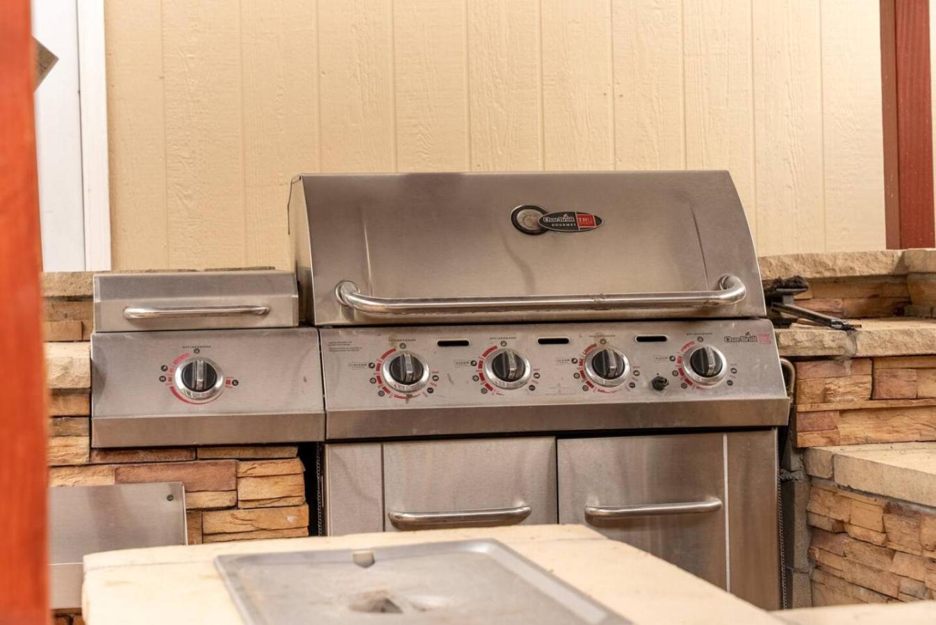Movie Theatre Hot Tub Outdoor Grill