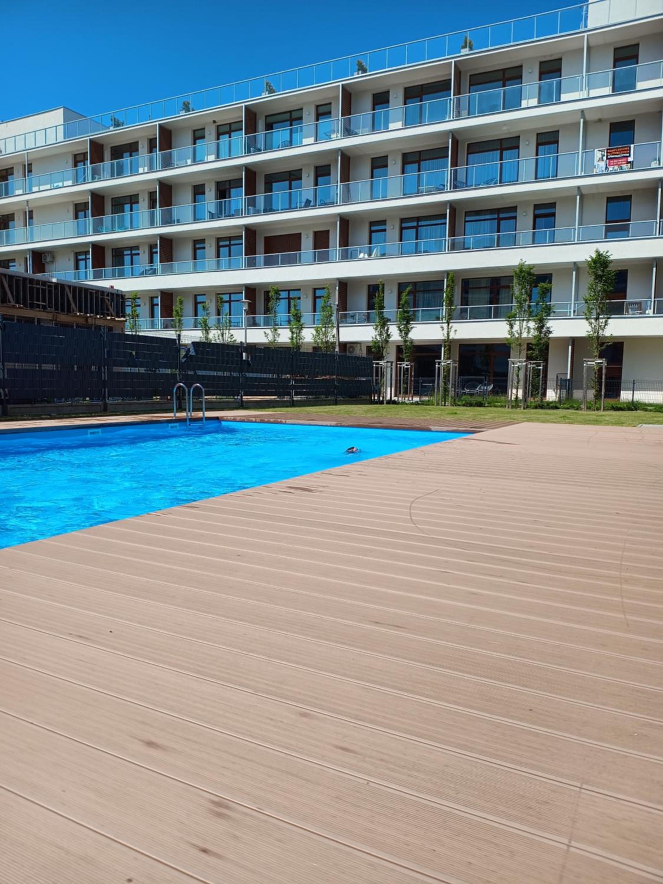 Apartament rodzinny 47, 150 m od plaży, basen, plac zabaw, darmowy parking!