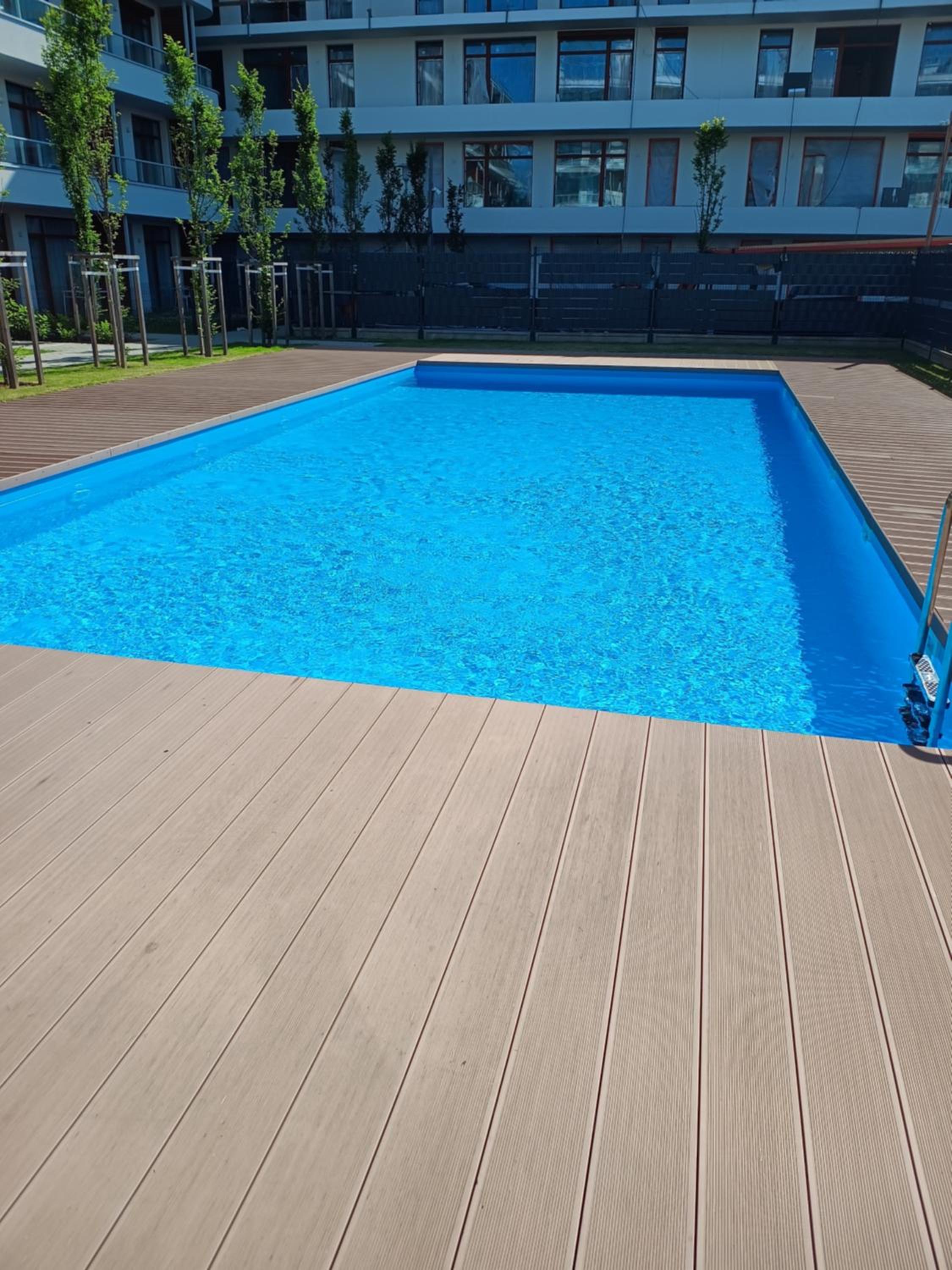 Apartament Grey 52, 3 min od plaży, basen, plac zabaw, darmowy parking!