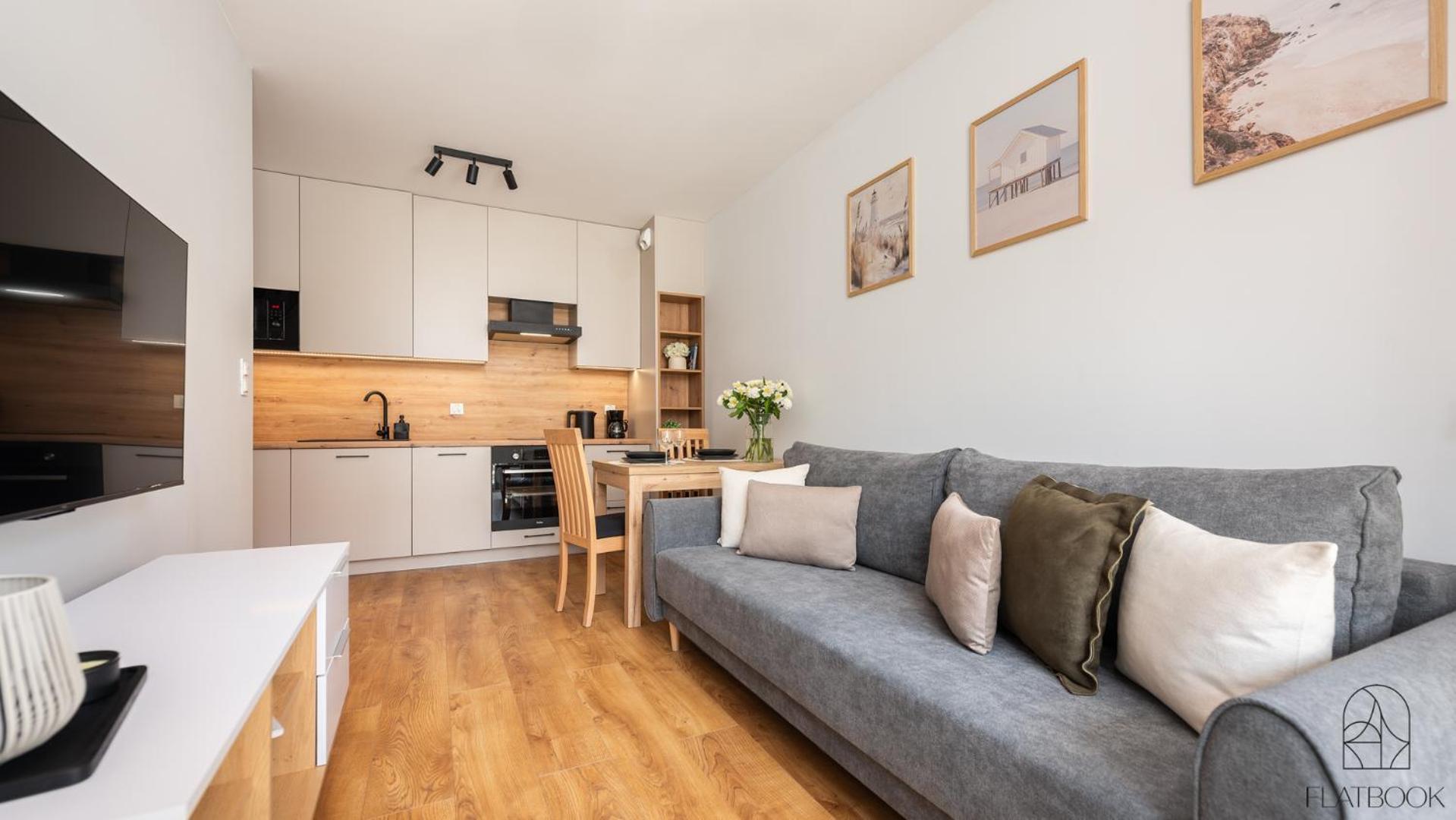 Flatbook Apartamenty - Trimare II Sztutowo z bilardem i parkingiem