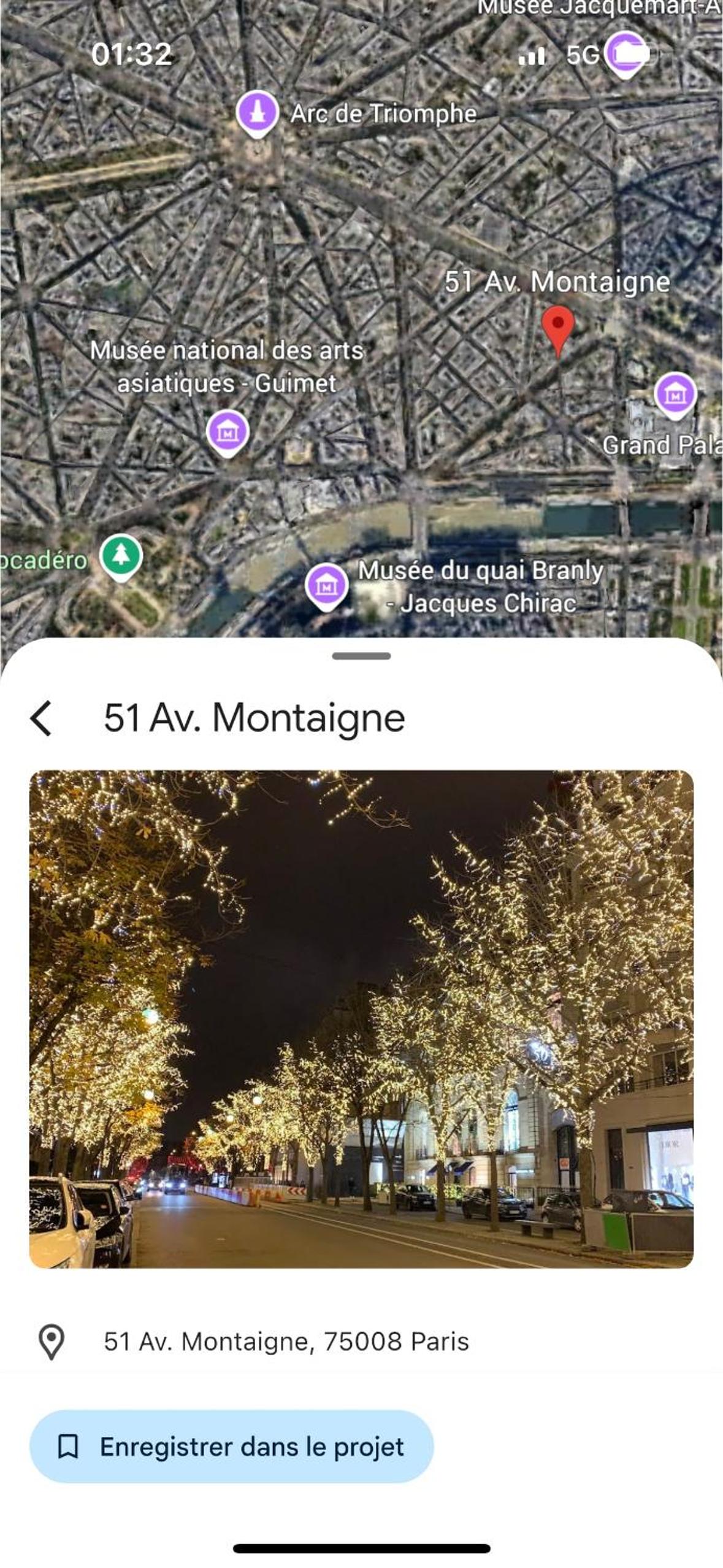 Champs-Élysées, Avenue Montaigne
