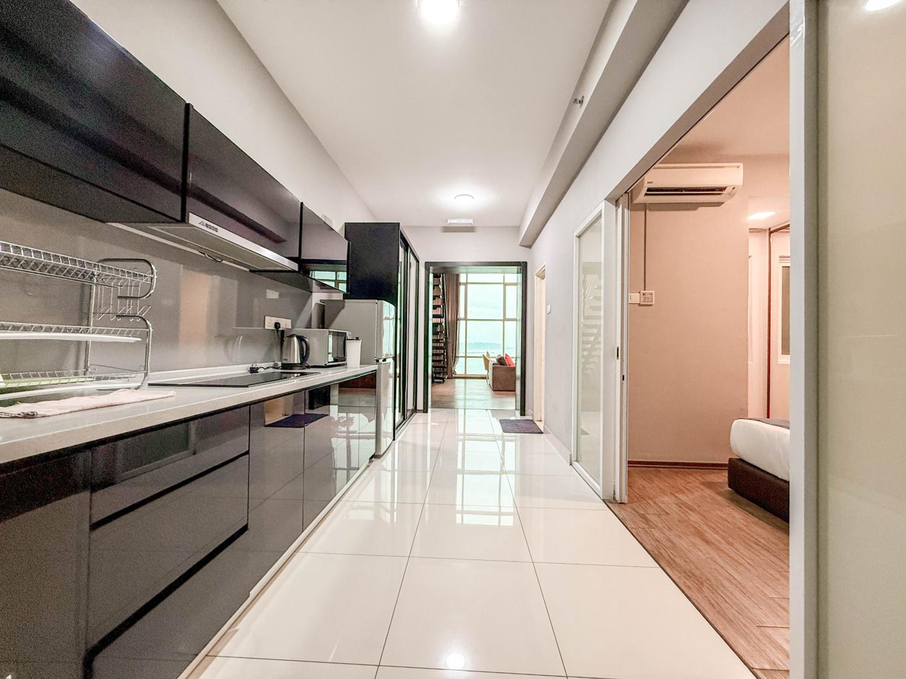 2BR Sea View Suite at Maritime Suites Penang Georgetown