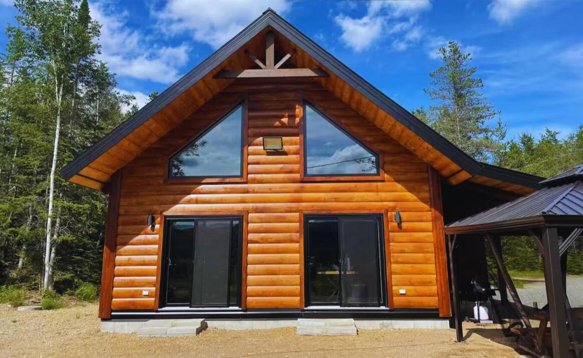 Chalet bois rond, Spa, rivière & nature
