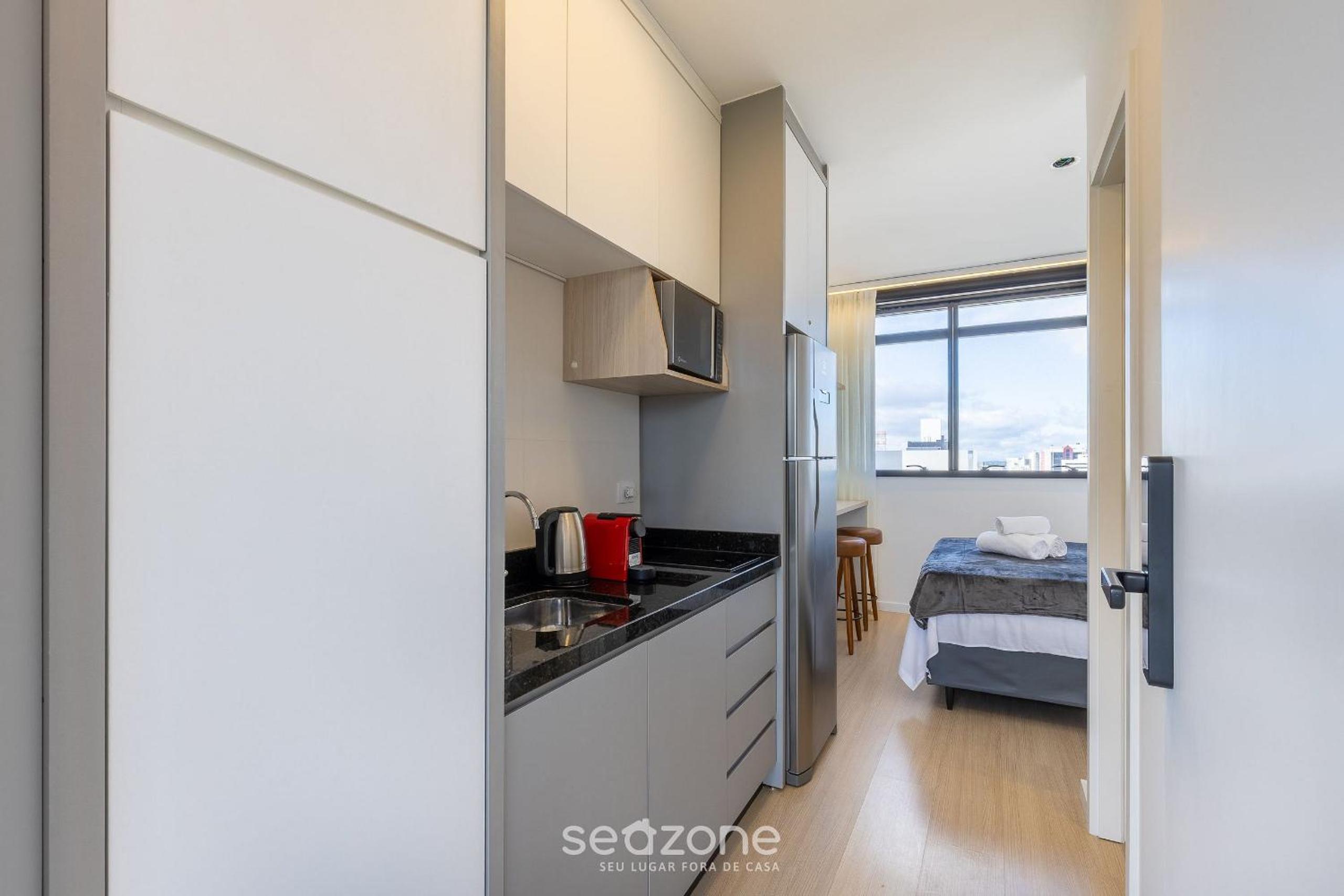 Comfortable and complete stay in downtown Curitiba - ECL