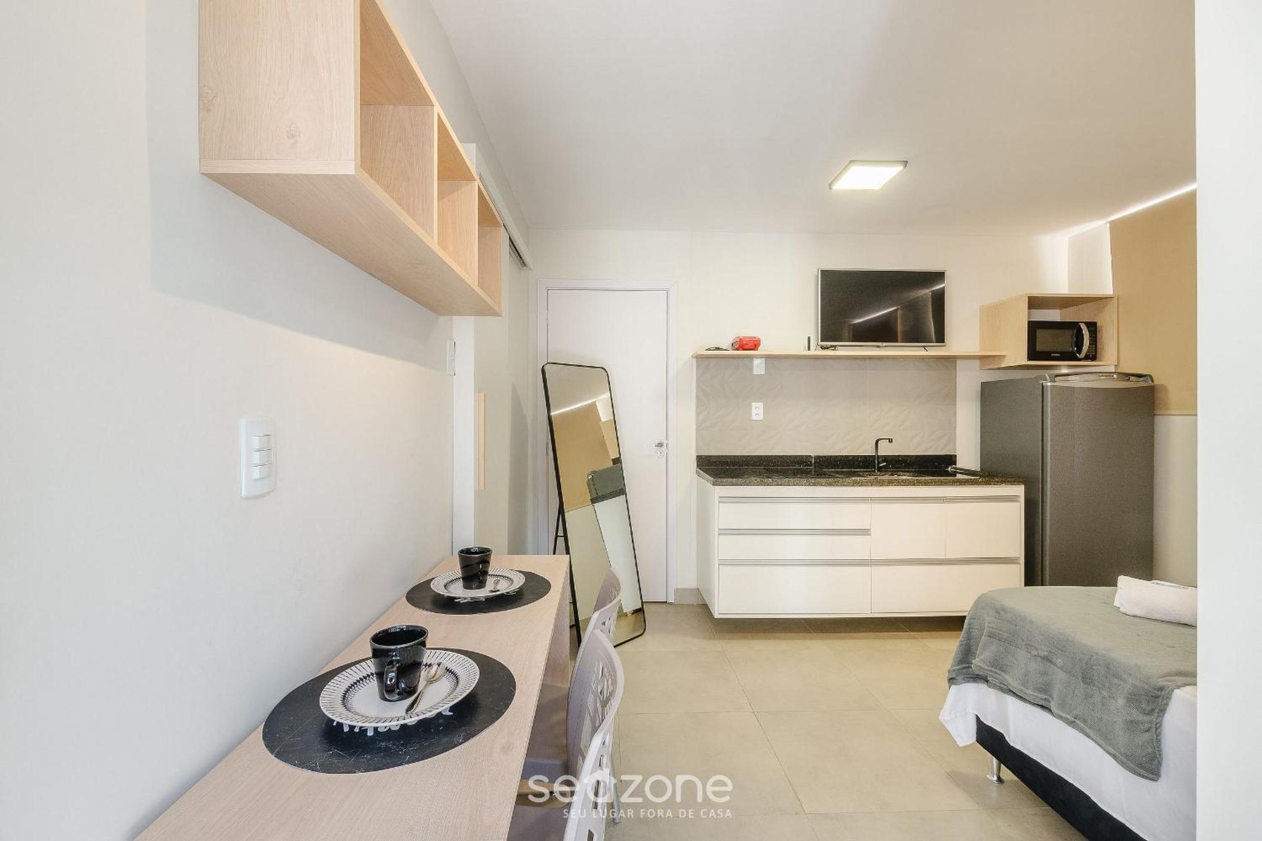 Studios 280m from Shopping Barra - ADE