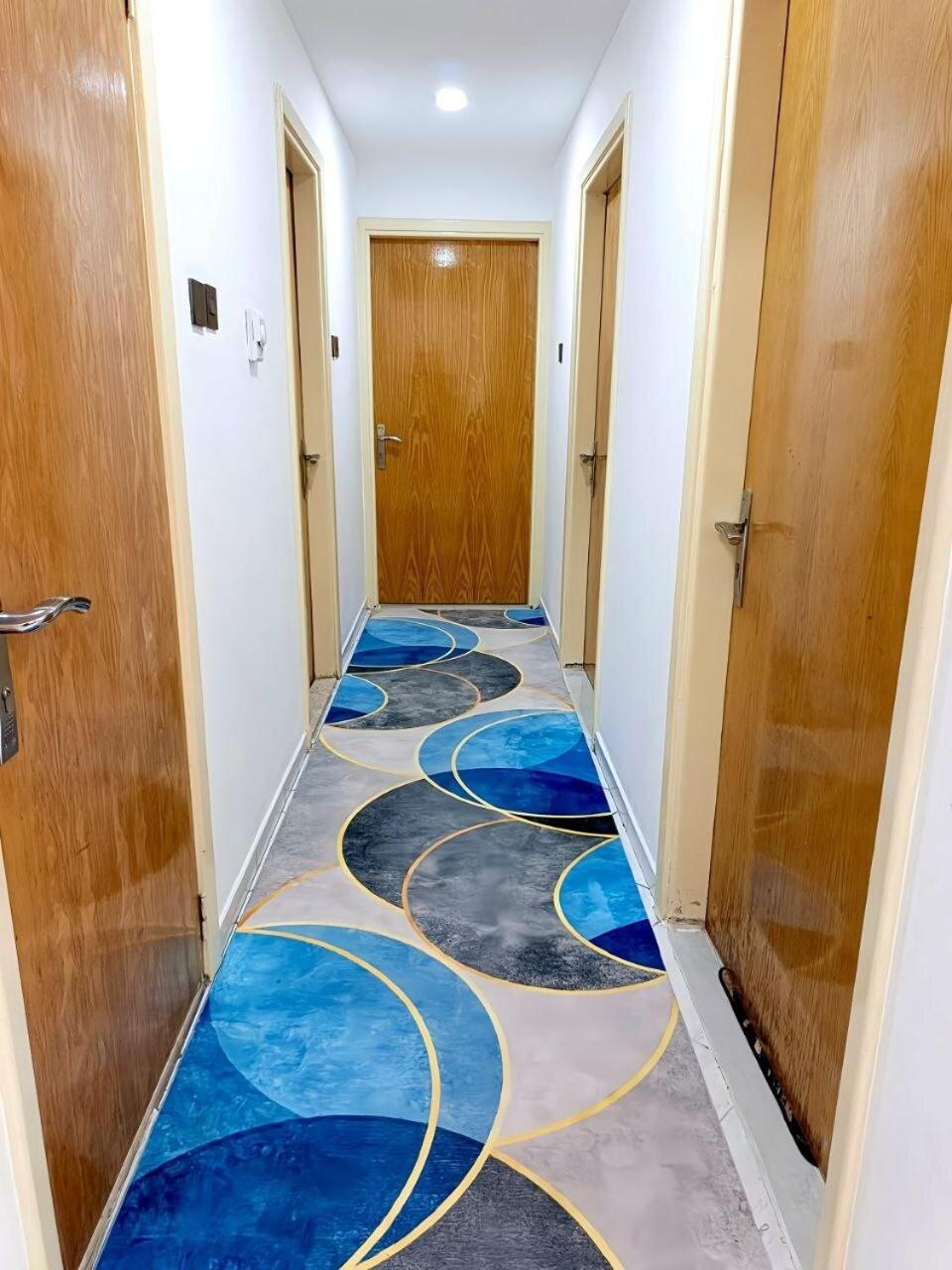 Ajman Family Holiday homes VIP Two rooms, a large hall and a fully equipped kitchen that can accommodate 7 people and children