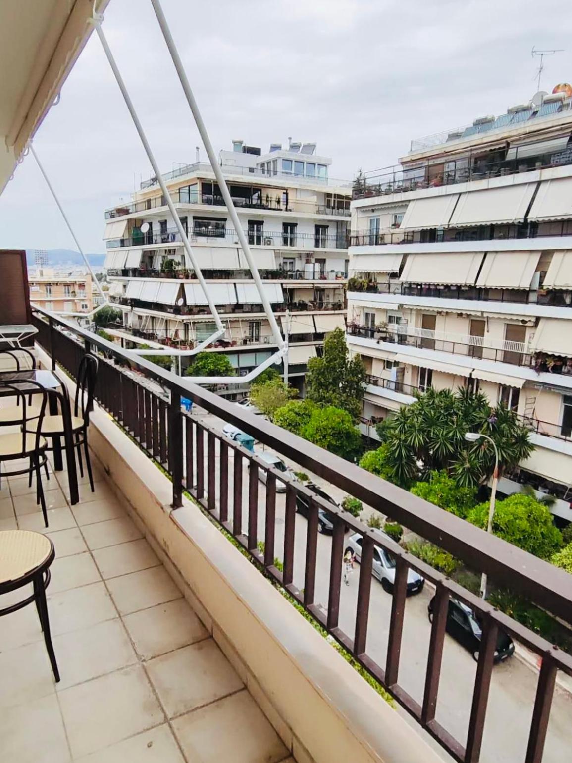 Center Athens all new and fully equipped 2 bedrooms 82 sqm big sea view apt close to Acropoli with Lift