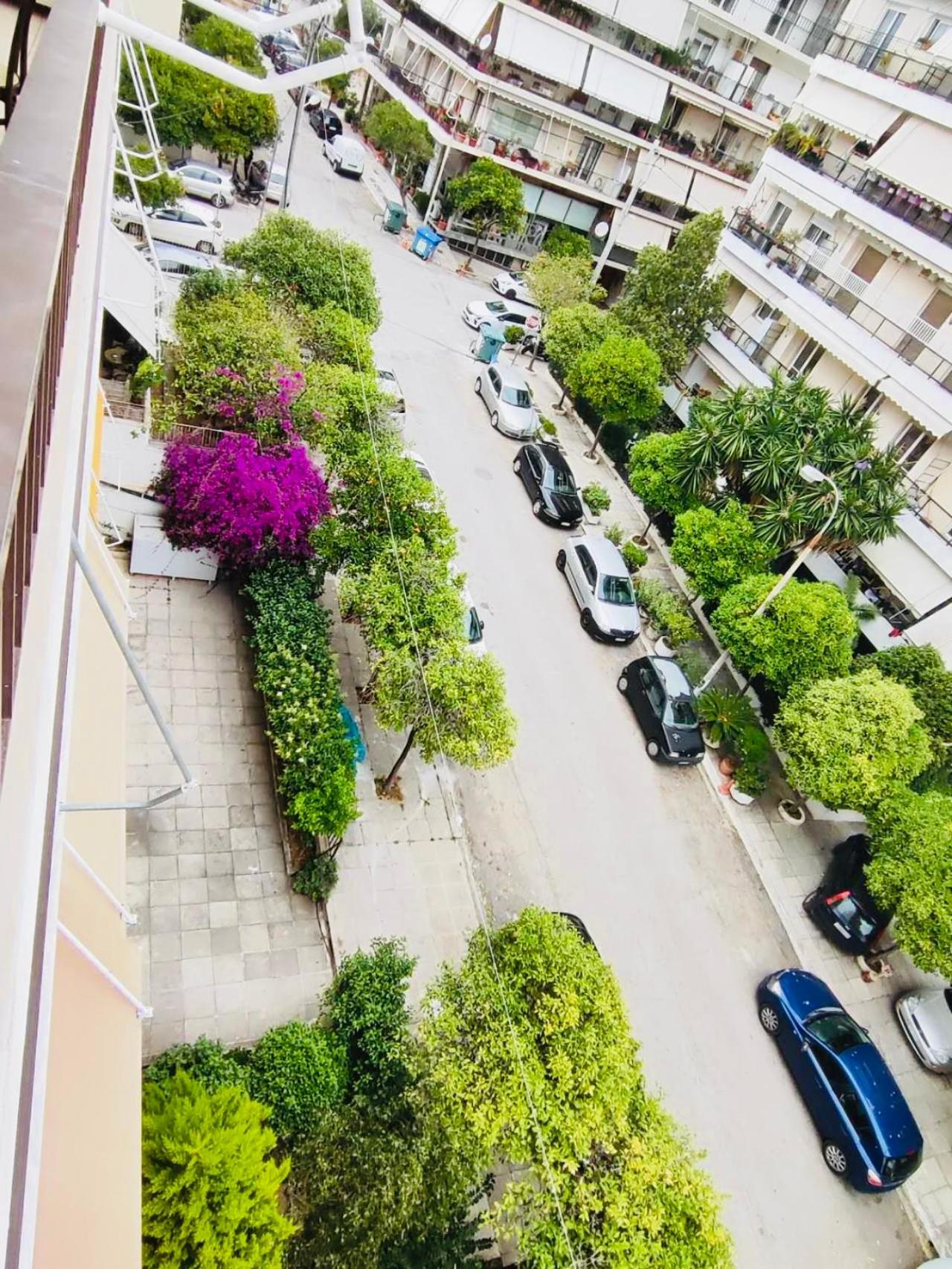 Center Athens all new and fully equipped 2 bedrooms 82 sqm big sea view apt close to Acropoli with Lift