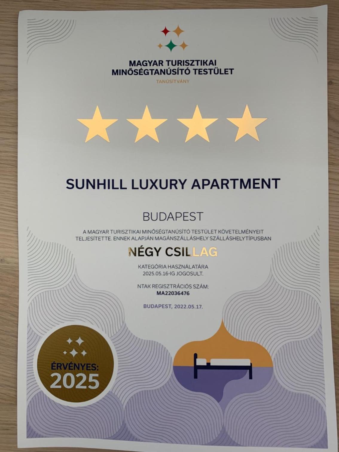 Sunhill Luxury apartman at Buda Castle