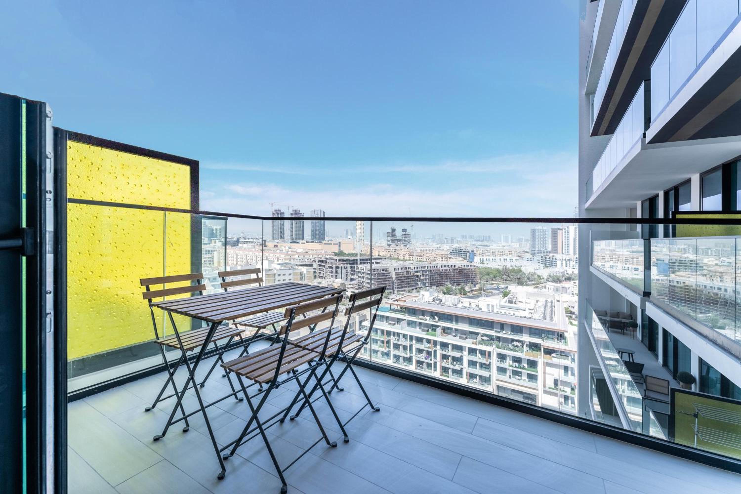 FAM Living Minimalist 1BR Gem in Binghatti Amber