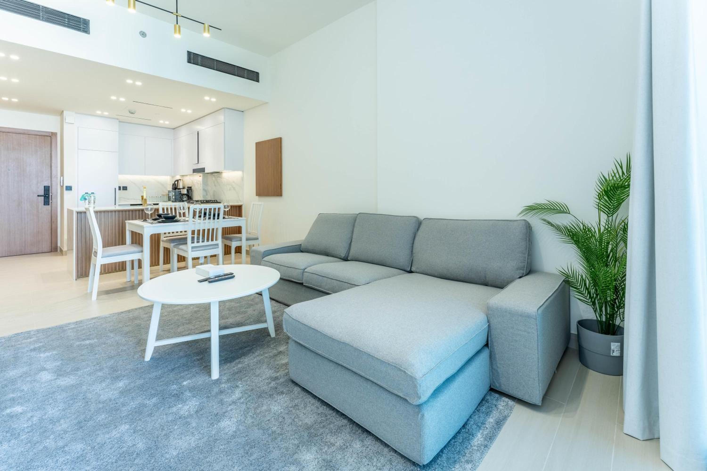 FAM Living Minimalist 1BR Gem in Binghatti Amber