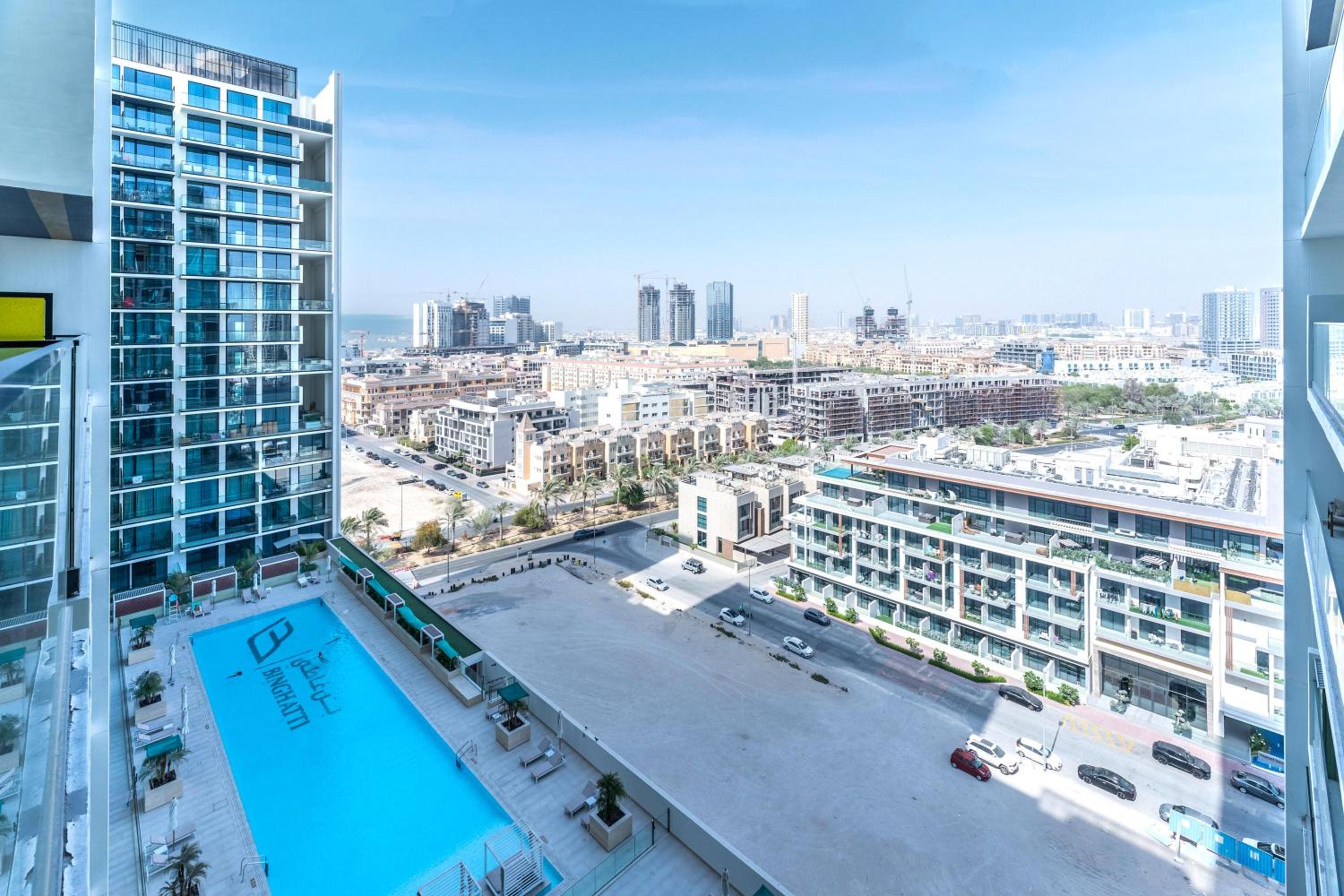 FAM Living Minimalist 1BR Gem in Binghatti Amber