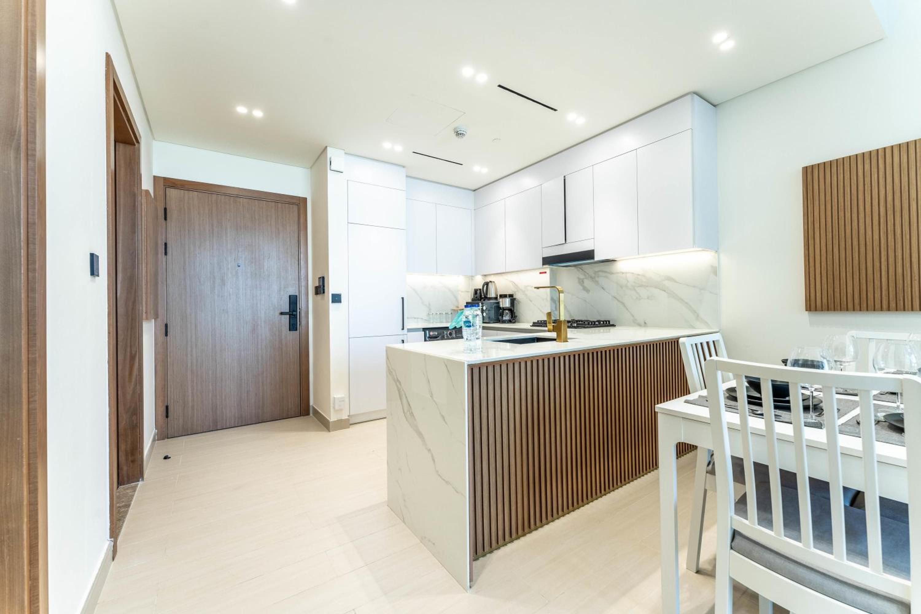 FAM Living Minimalist 1BR Gem in Binghatti Amber