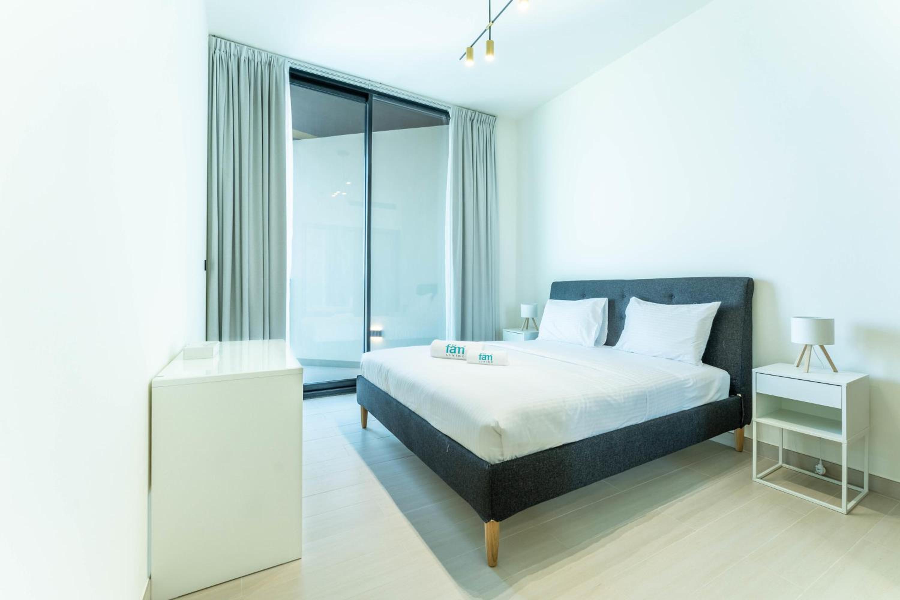 FAM Living Minimalist 1BR Gem in Binghatti Amber
