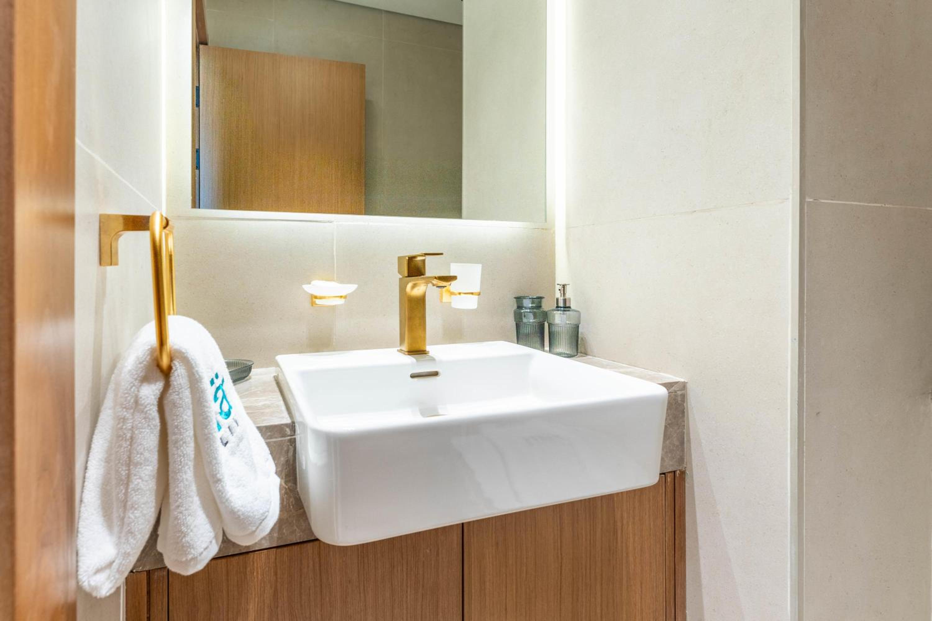 FAM Living Minimalist 1BR Gem in Binghatti Amber