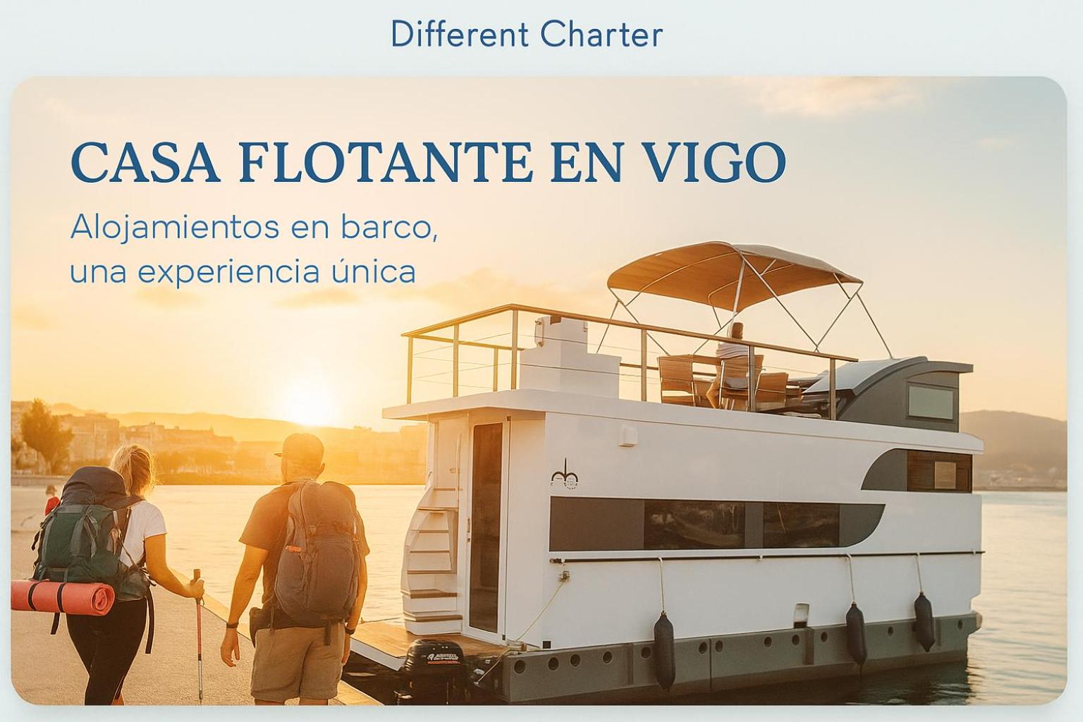 Casa Flotante en el Centro de Vigo - Different Charter