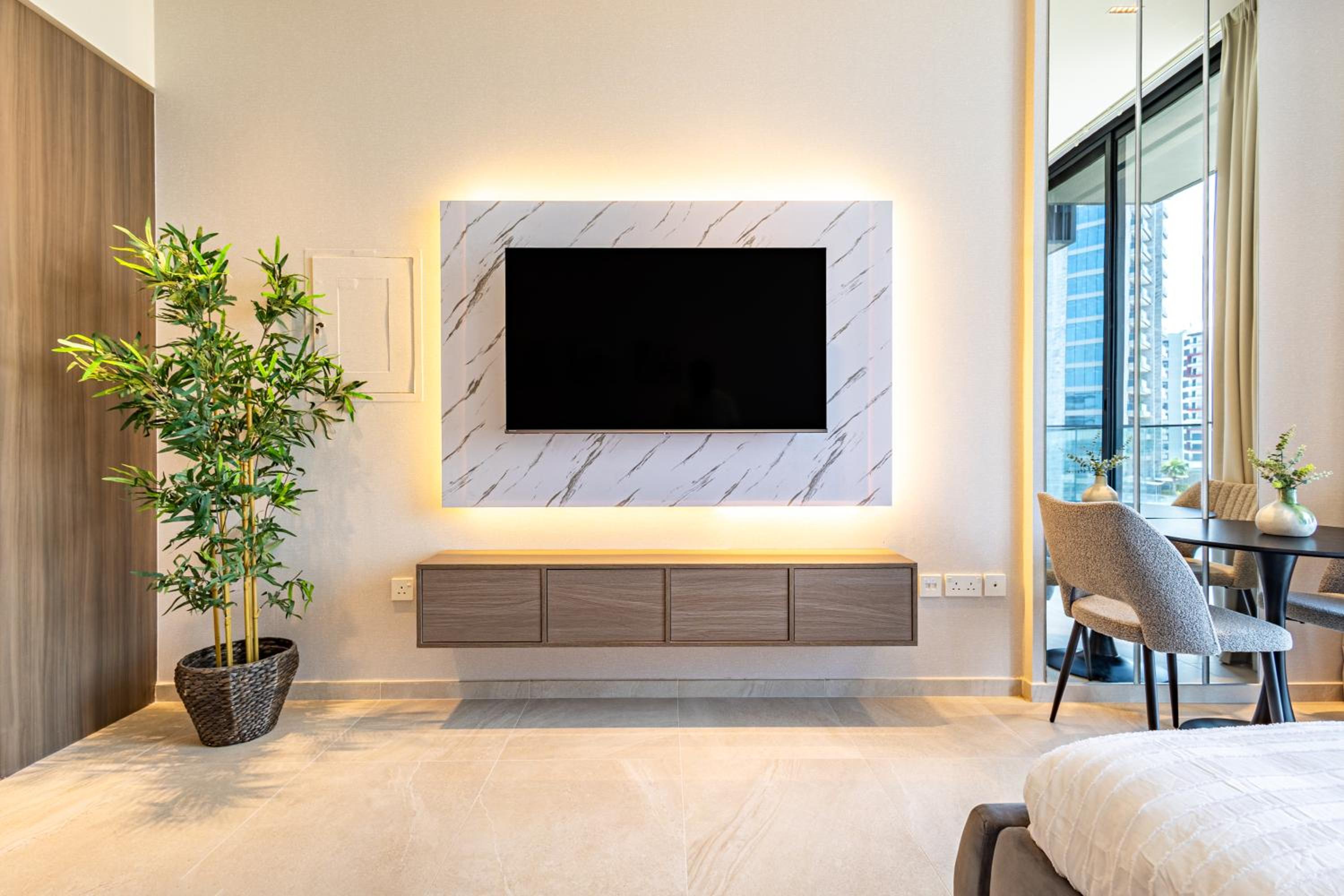 SuperHost- Modern Studio in Arjan with pool & Gym