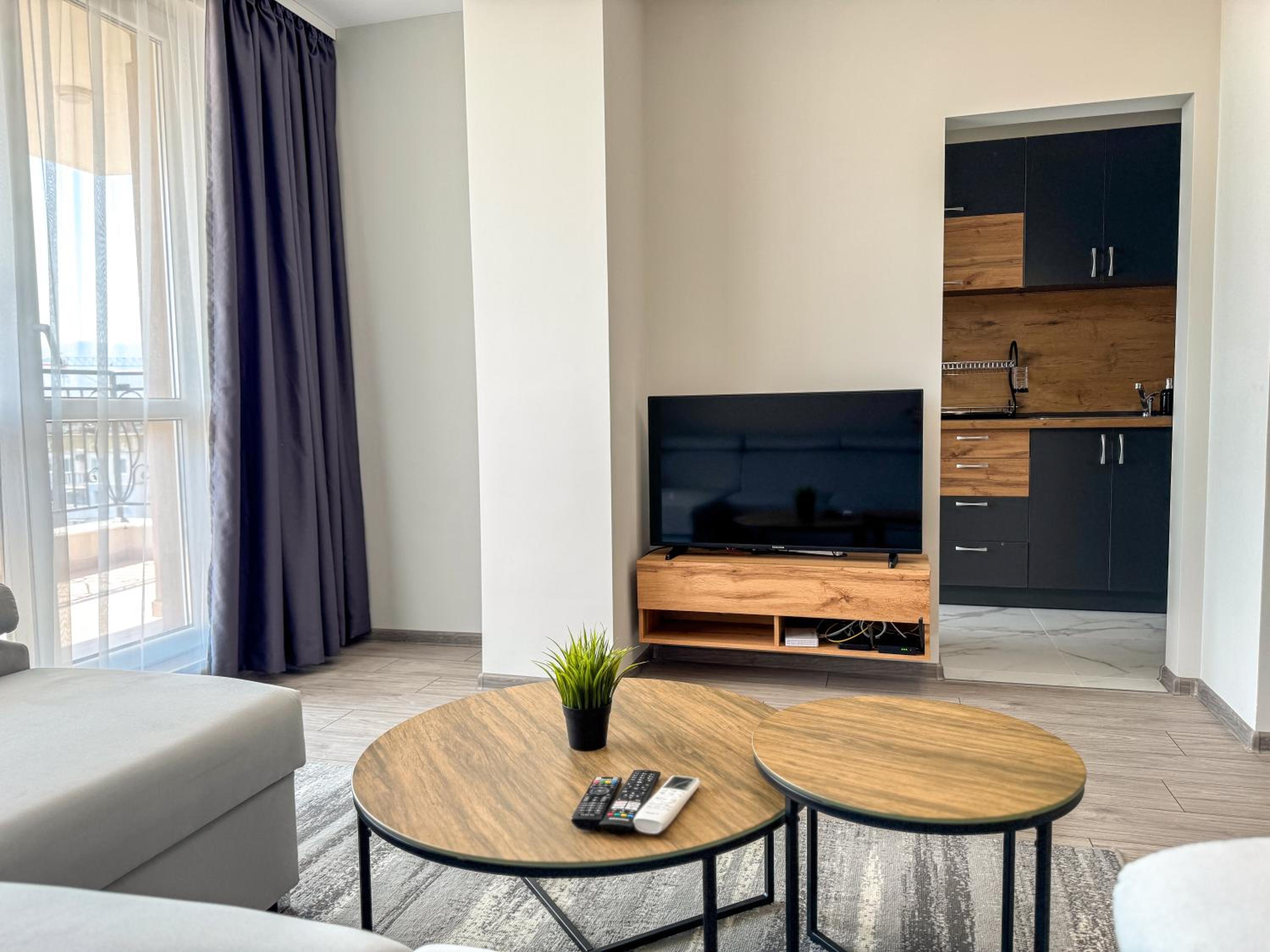 1BR Apartment with Panoramic View Balcony and Designated Parking Space