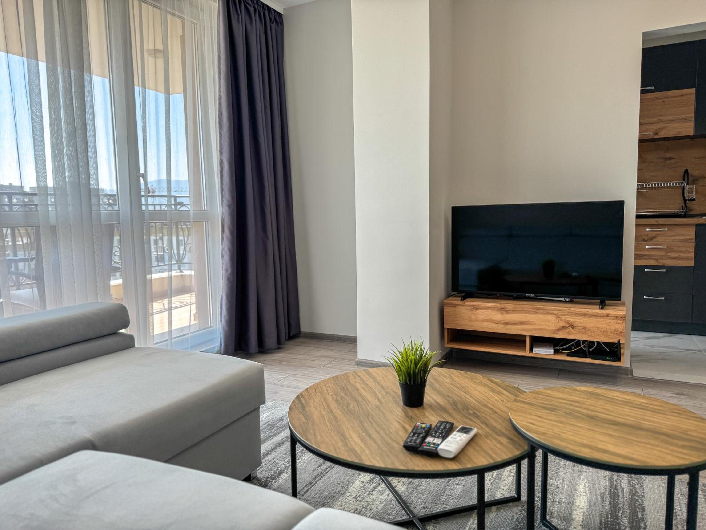 1BR Apartment with Panoramic View Balcony and Designated Parking Space