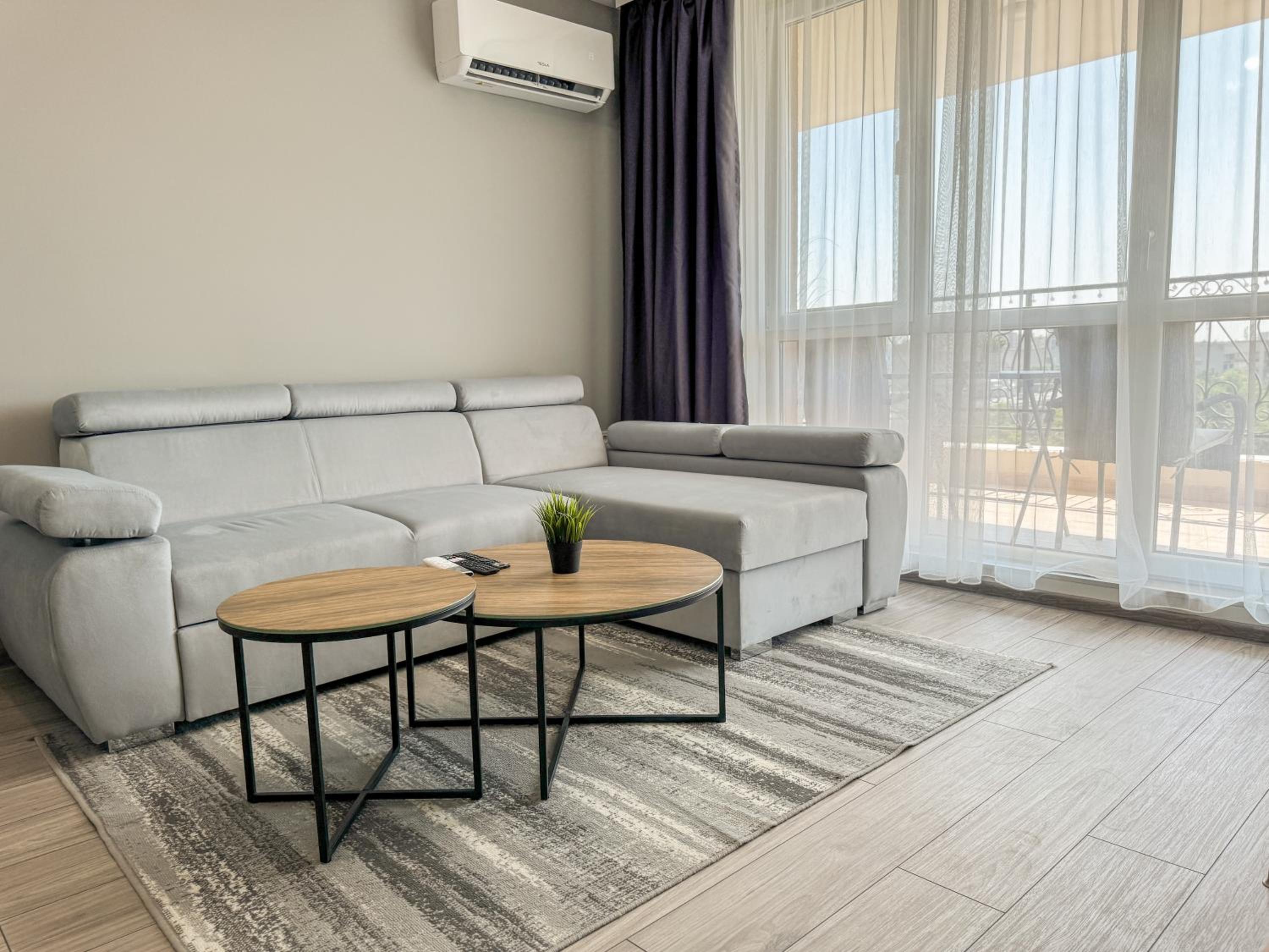 1BR Apartment with Panoramic View Balcony and Designated Parking Space