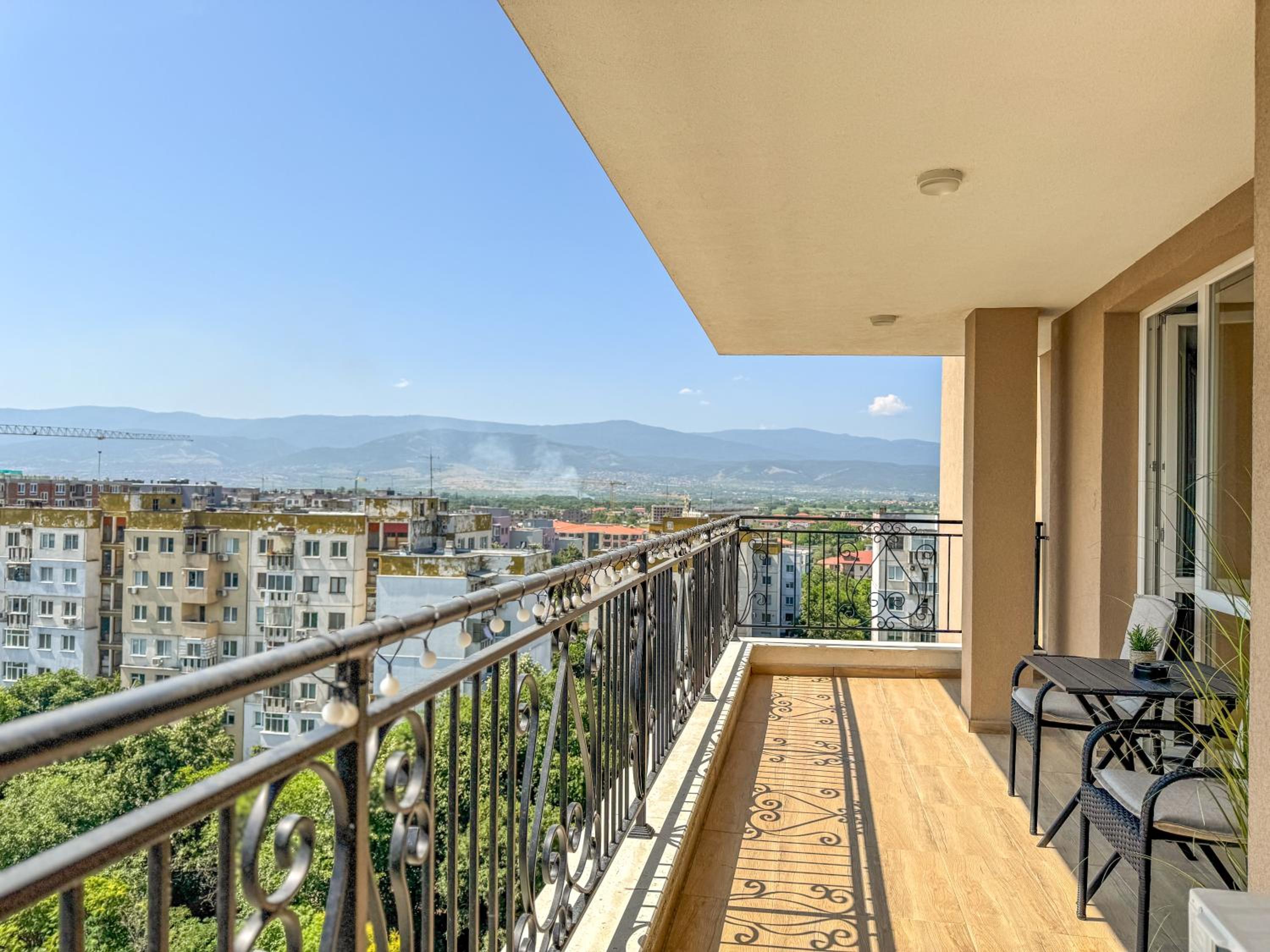 1BR Apartment with Panoramic View Balcony and Designated Parking Space