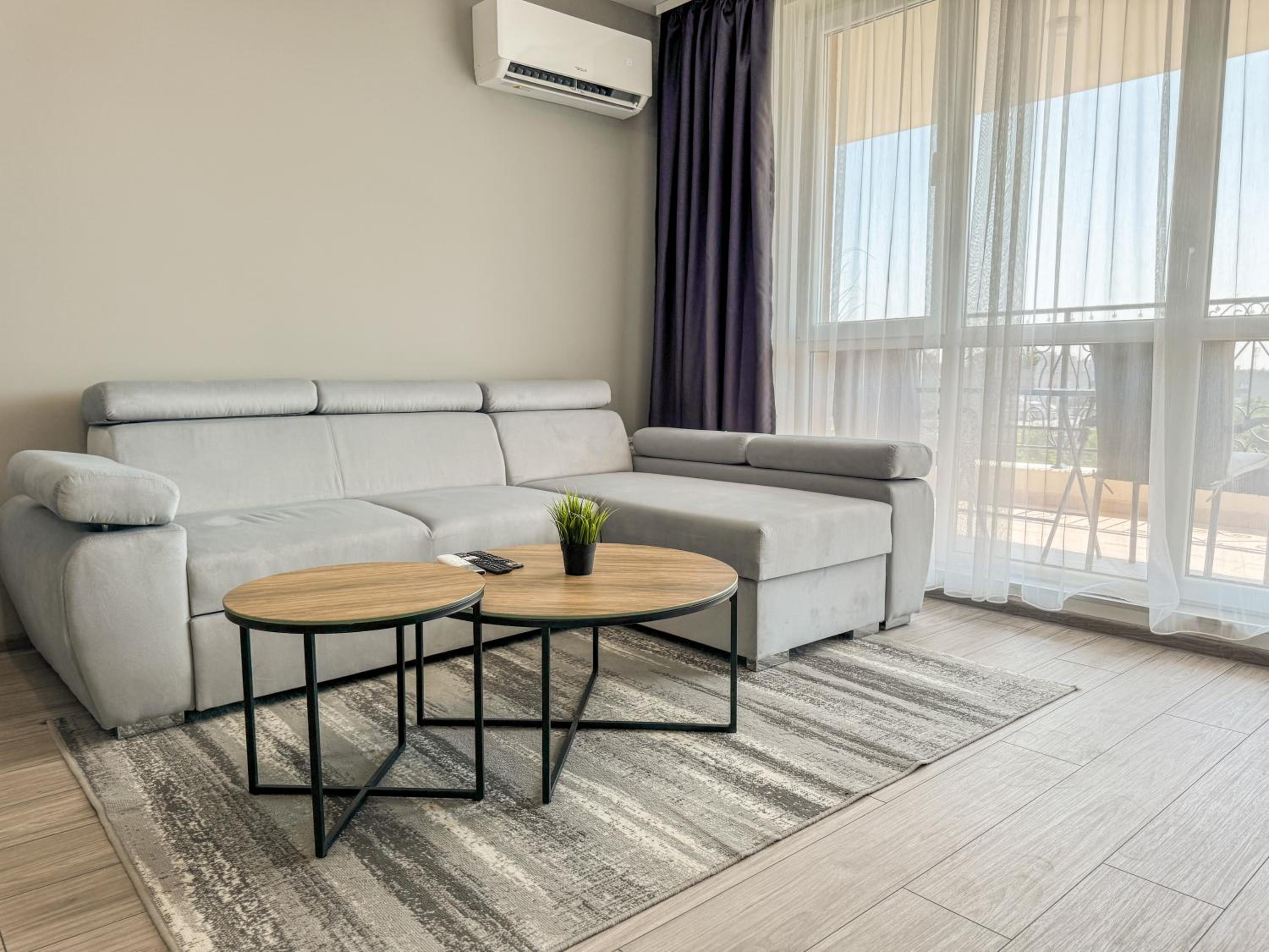 1BR Apartment with Panoramic View Balcony and Designated Parking Space