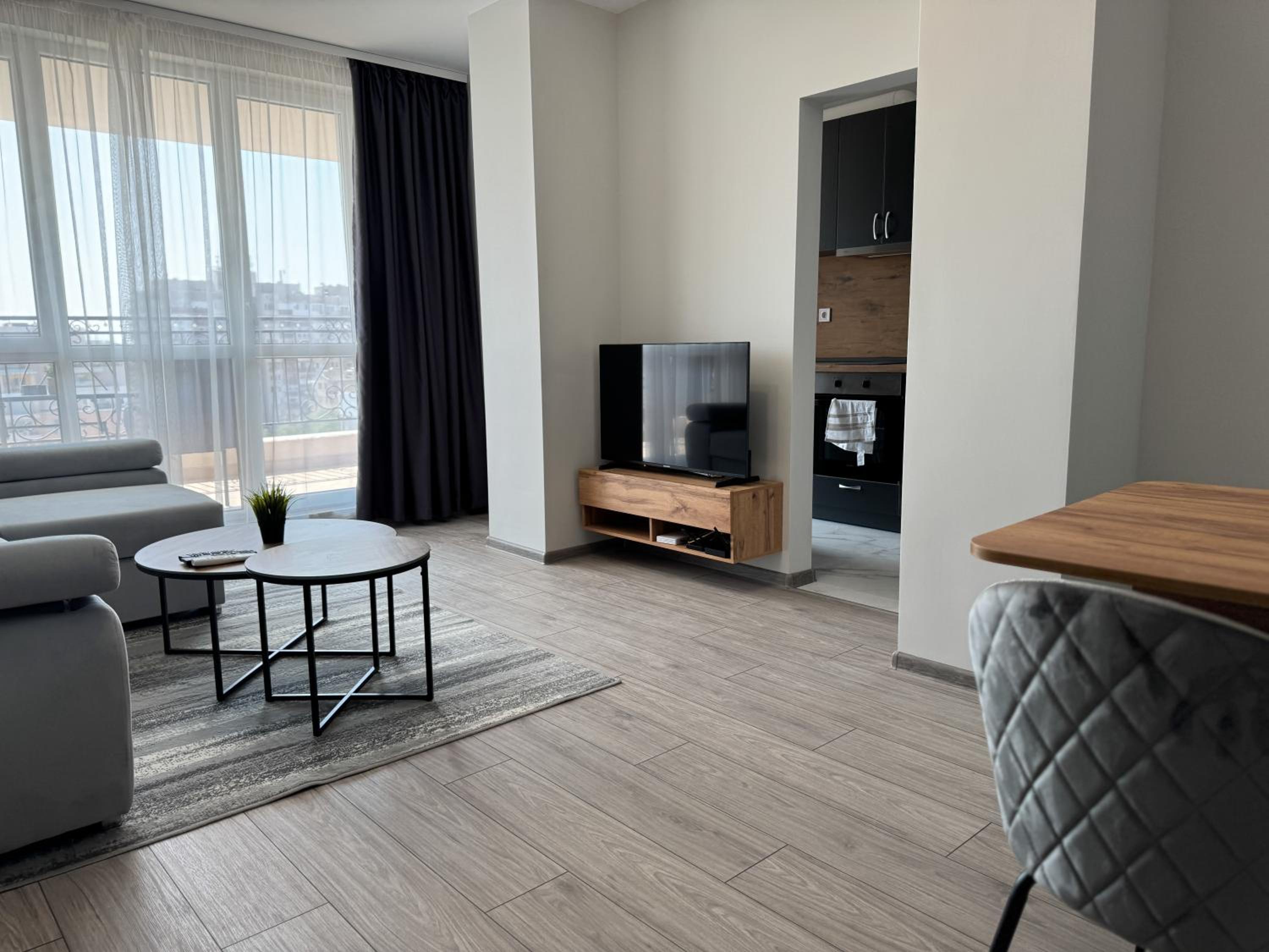 1BR Apartment with Panoramic View Balcony and Designated Parking Space