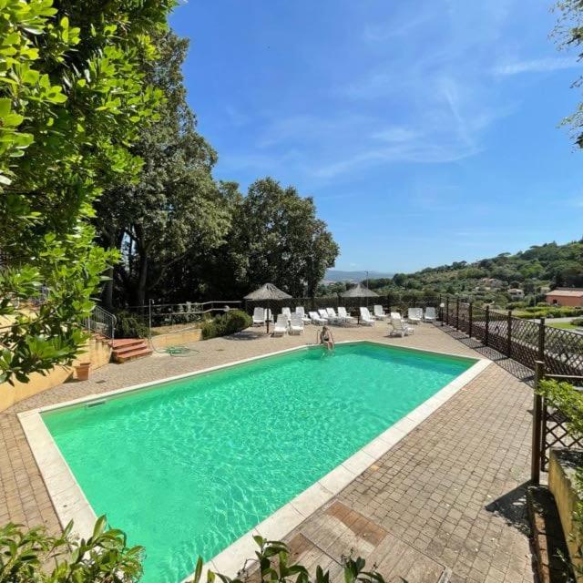 Trilocale con piscina
