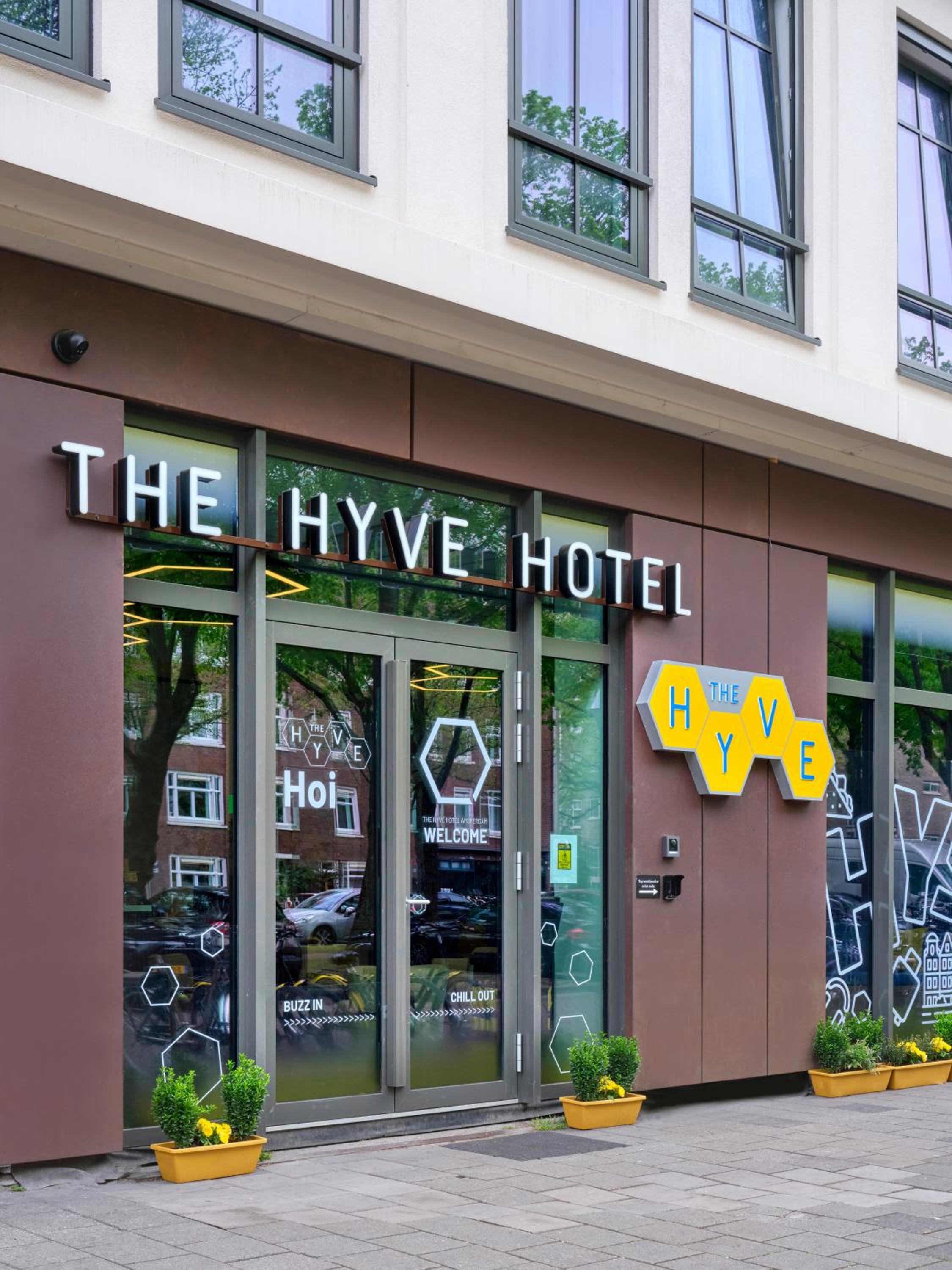 The Hyve Capsule hostel Amsterdam