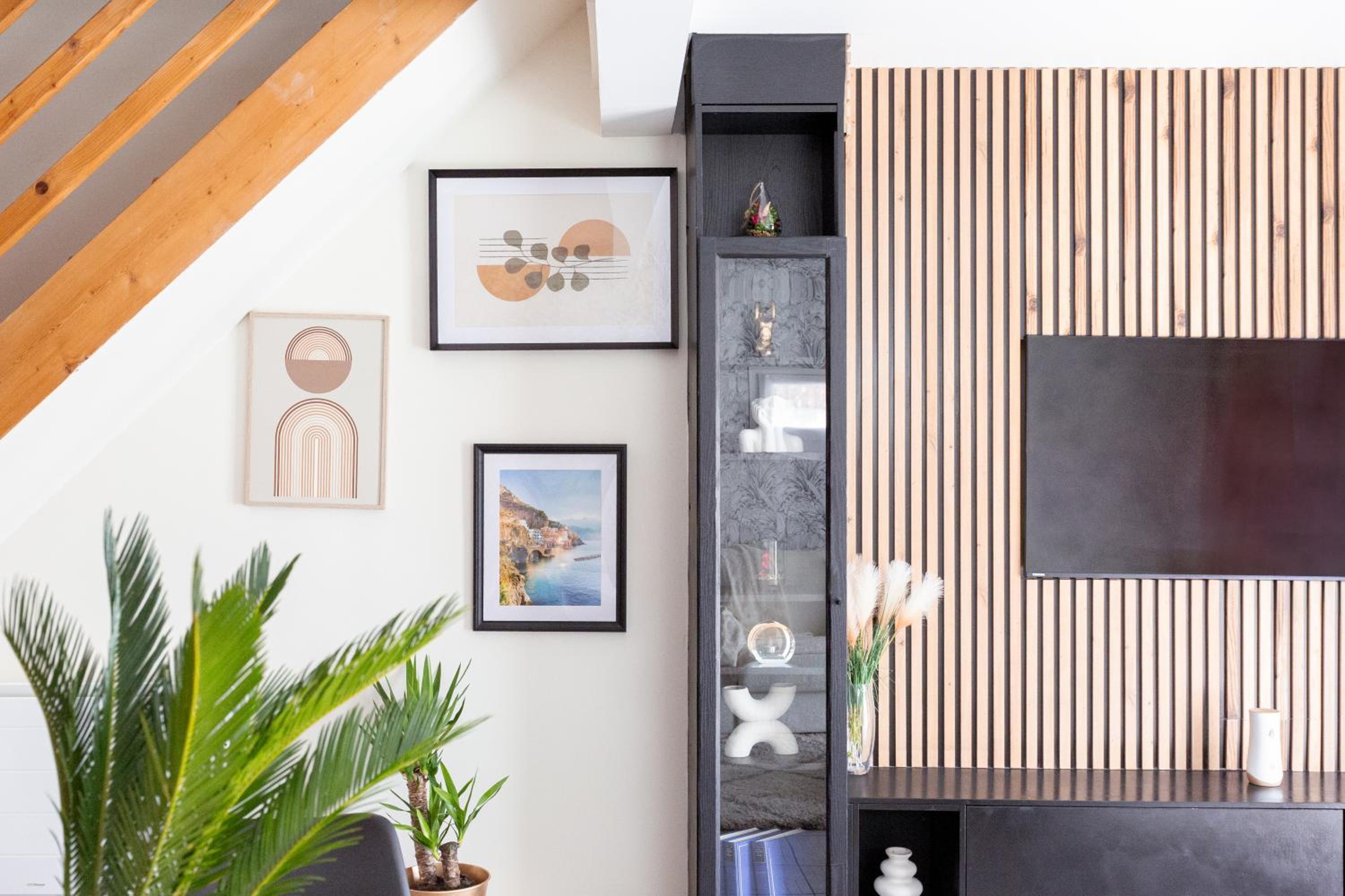 Loft tout confort avec parking et à moins 15 min Caen et des Plages