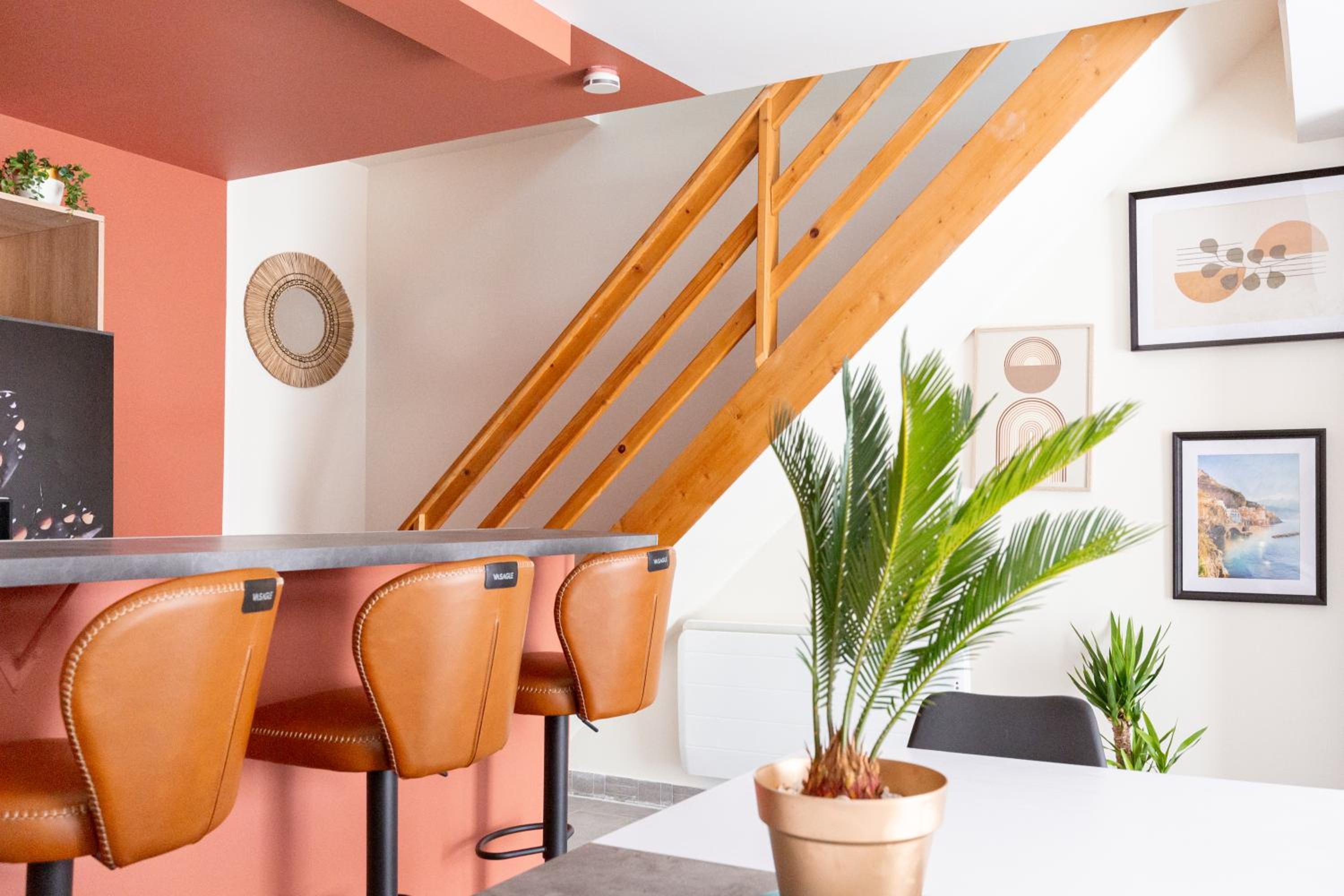 Loft tout confort avec parking et à moins 15 min Caen et des Plages