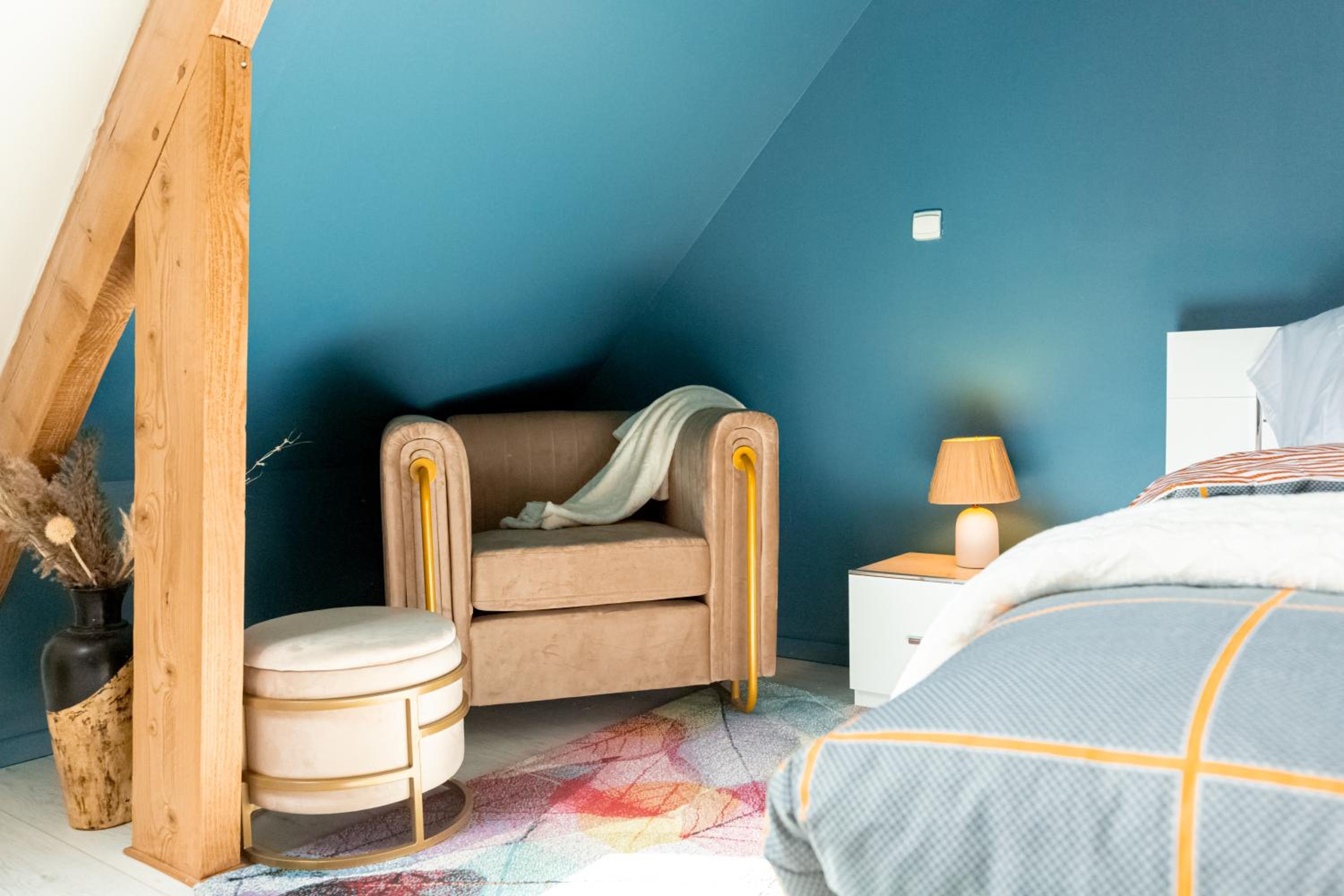 Loft tout confort avec parking et à moins 15 min Caen et des Plages