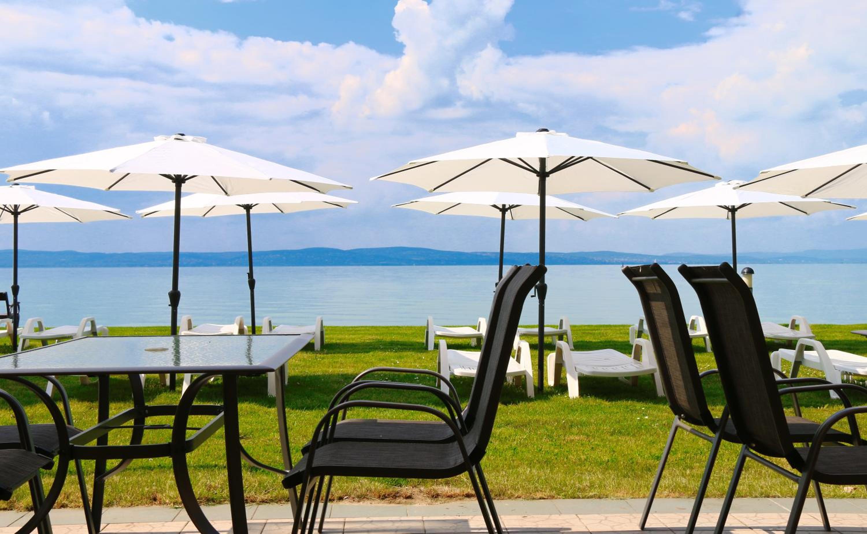 outdoor BBQ area