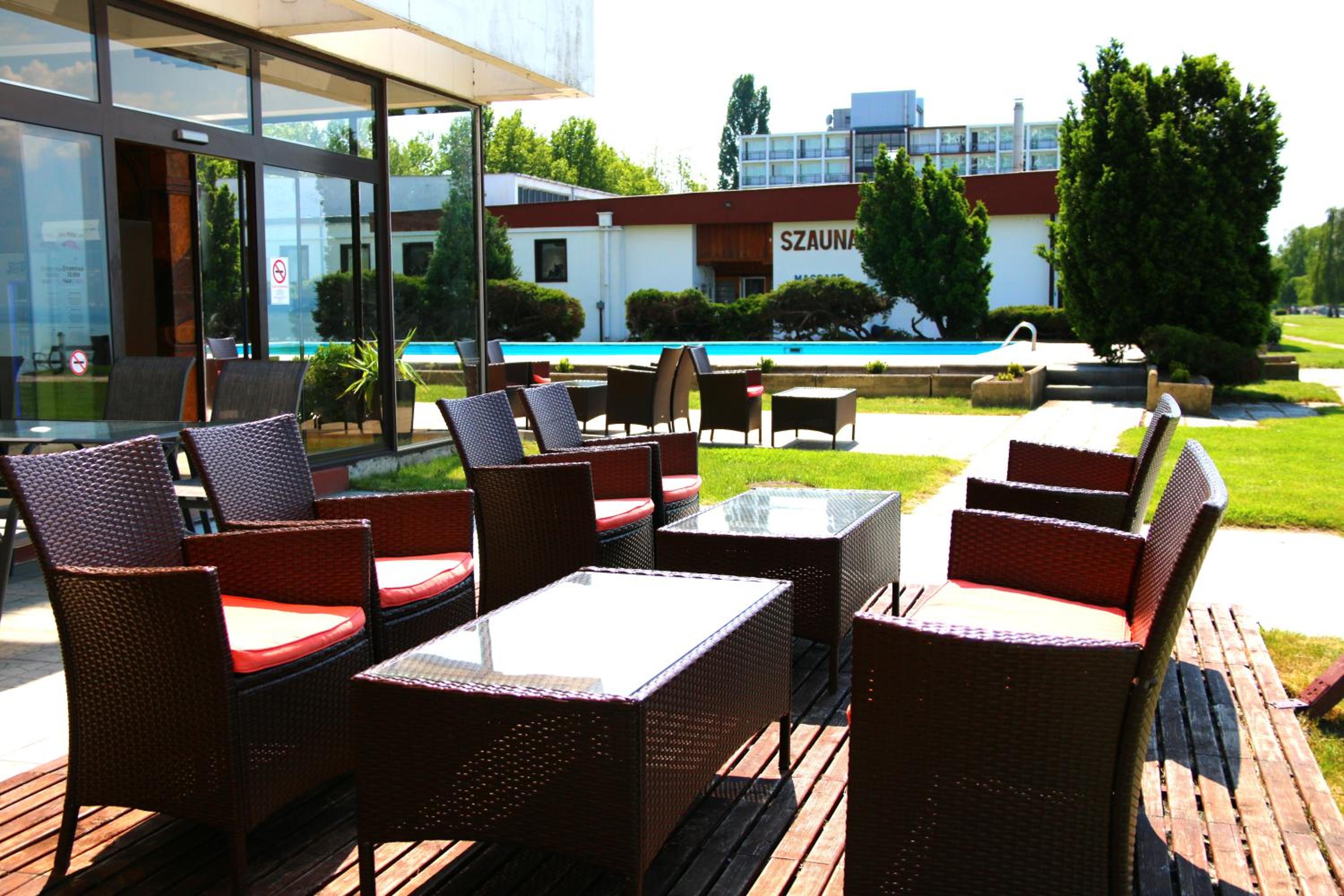 outdoor BBQ area
