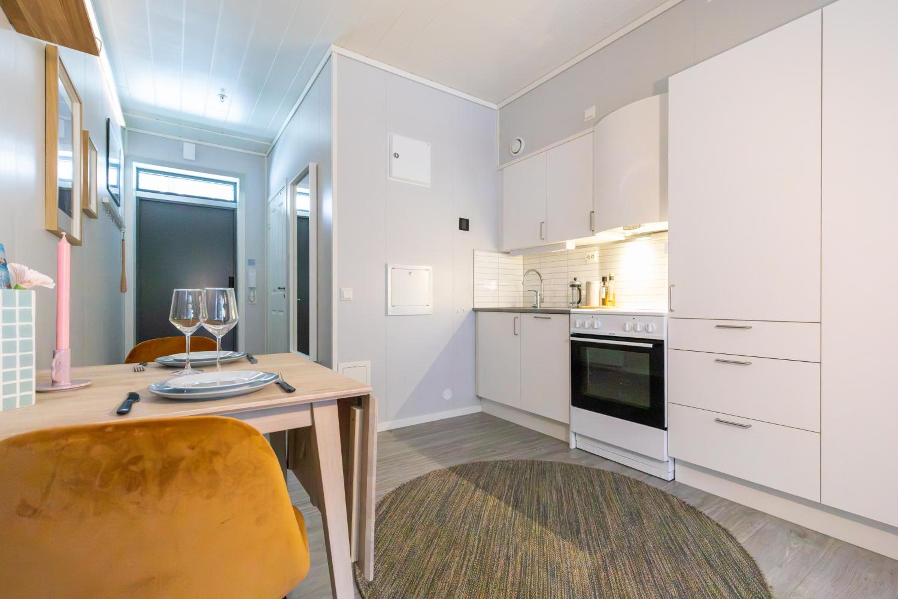 Modern apartment with balcony in the center of Svolvær