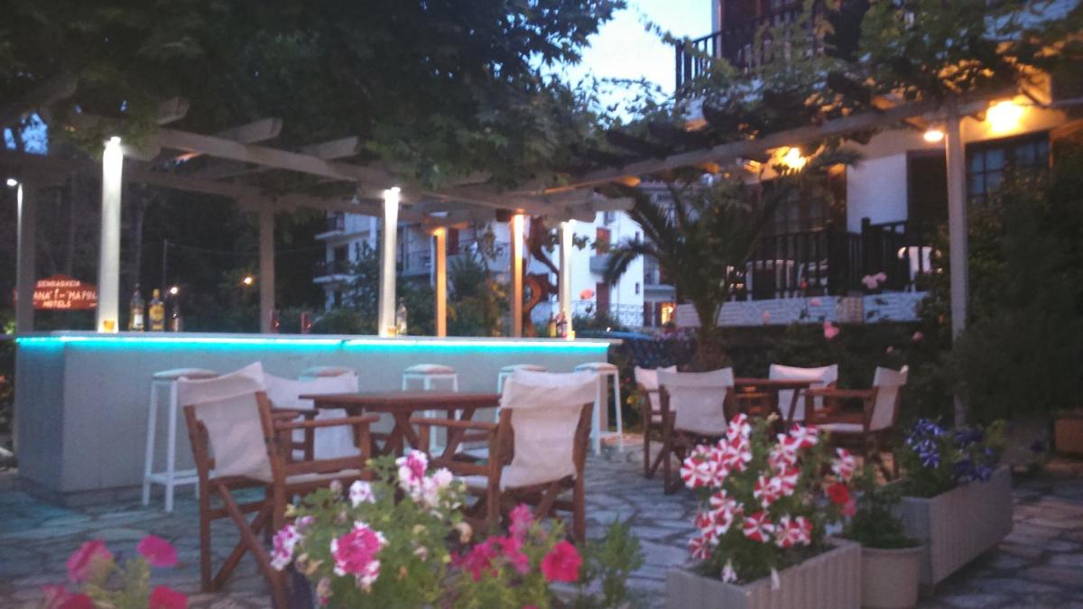 outdoor BBQ area
