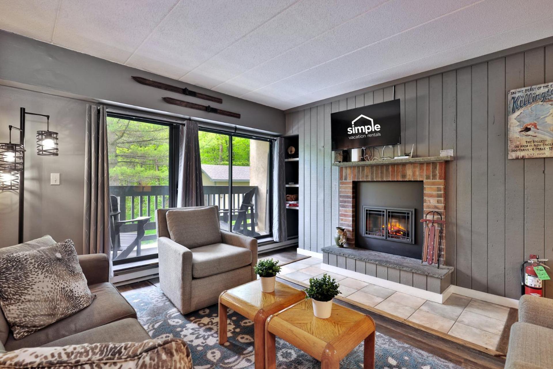 Ski, Hike, Relax - 2BR Killington Condo with Balcony and Free Shuttle