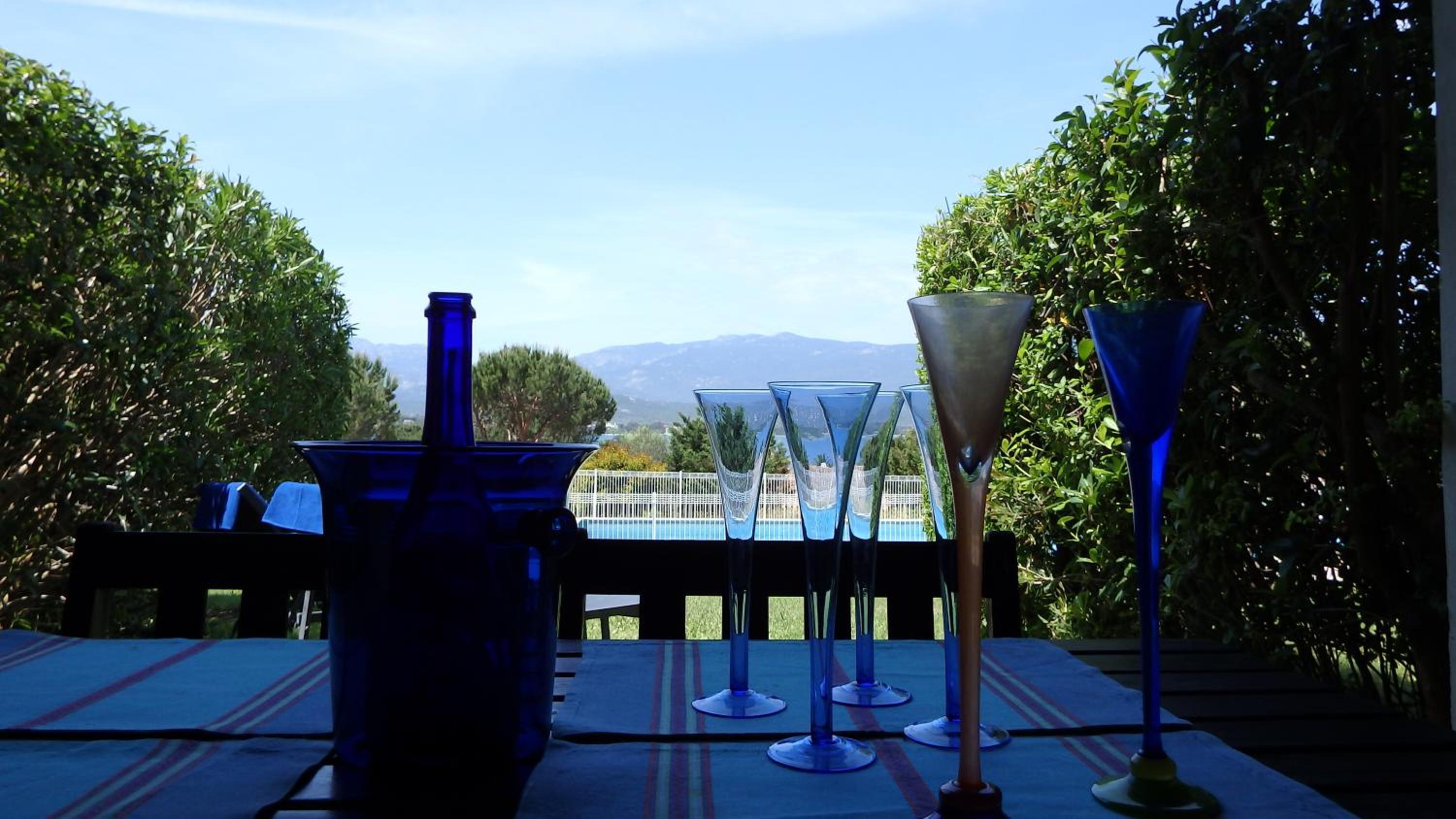 outdoor BBQ area